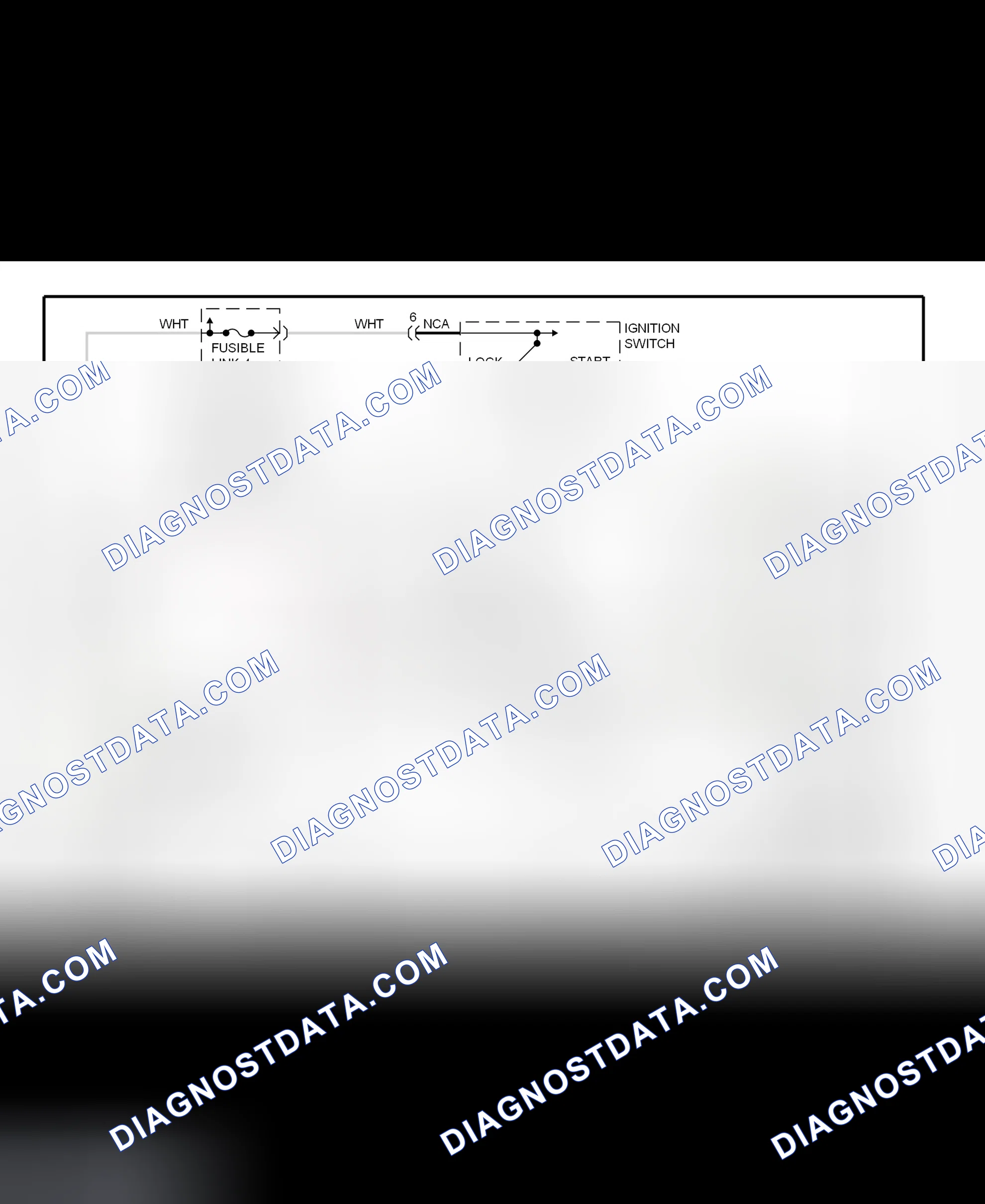 Scheme 15: Starting System Wiring Diagram (3000GT - Without Anti-Theft)