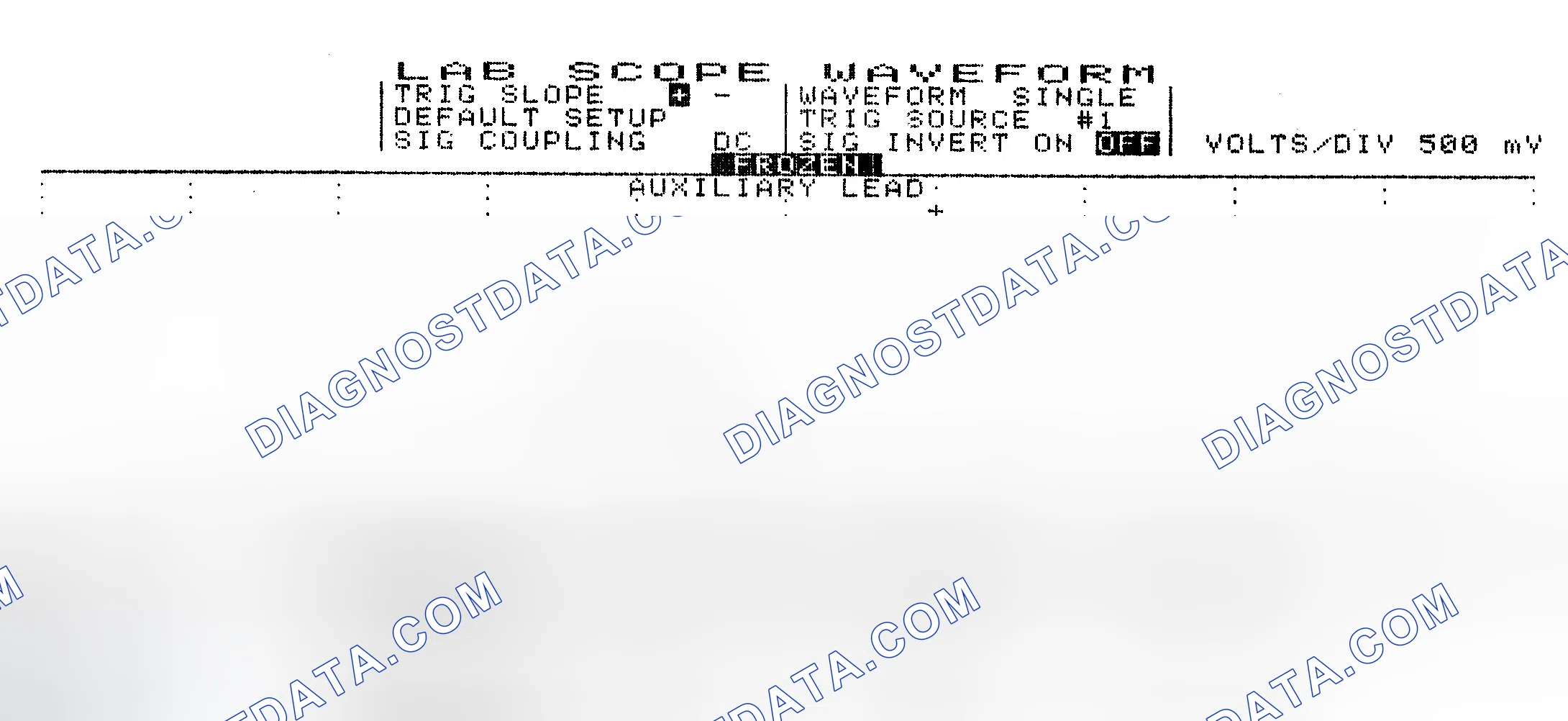 Scheme 10: Single Injector w/Excessive Current Flow - Current Pattern