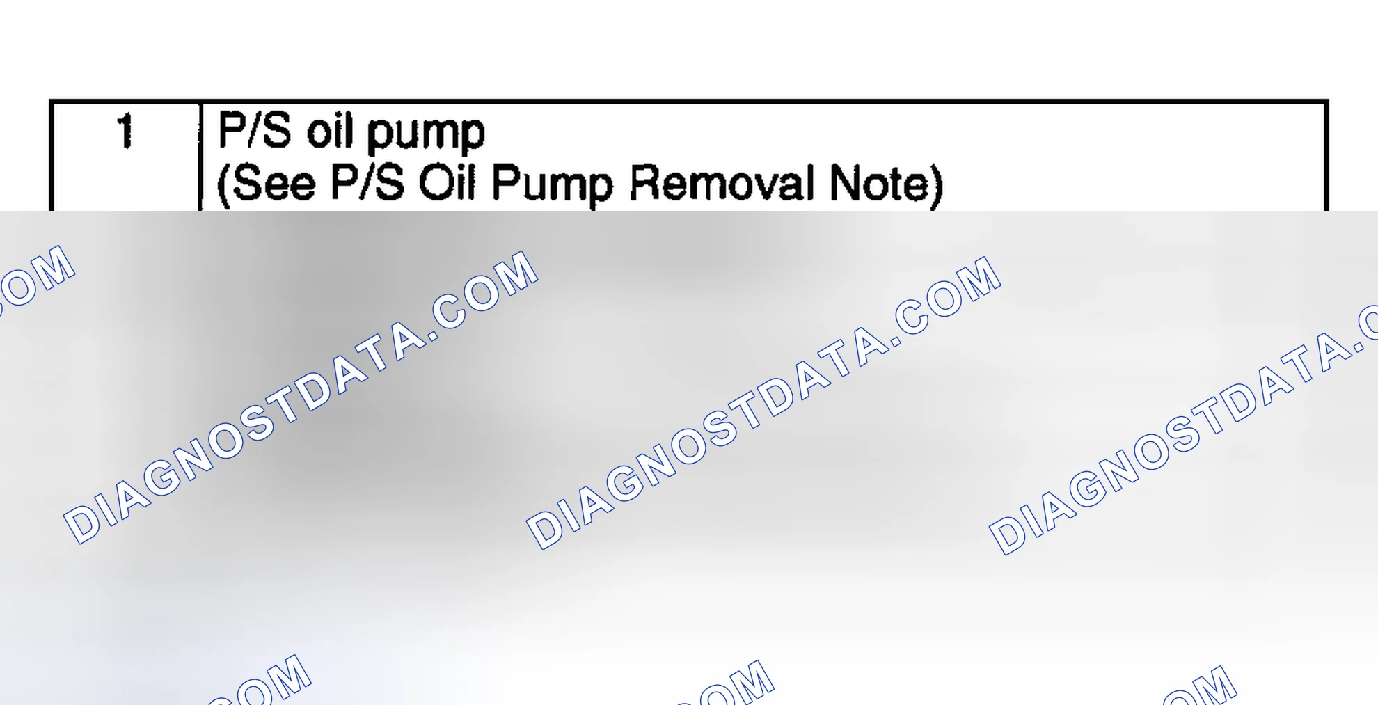 Scheme 21: WATER PUMP REMOVAL/INSTALLATION