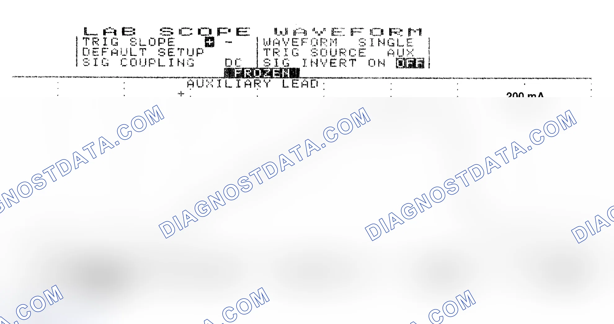 Scheme 13: Single Injector w/Normal Current Flow - Current Pattern