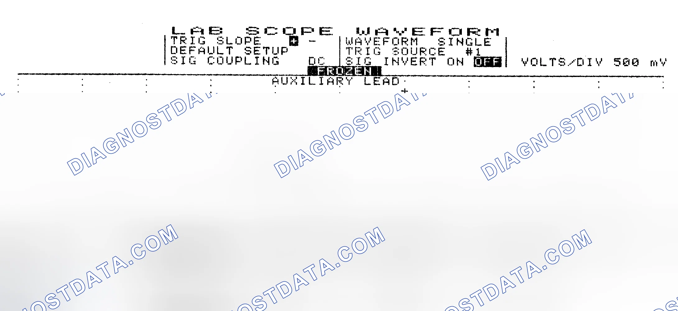 Scheme 10: Single Injector w/Excessive Current Flow - Current Pattern