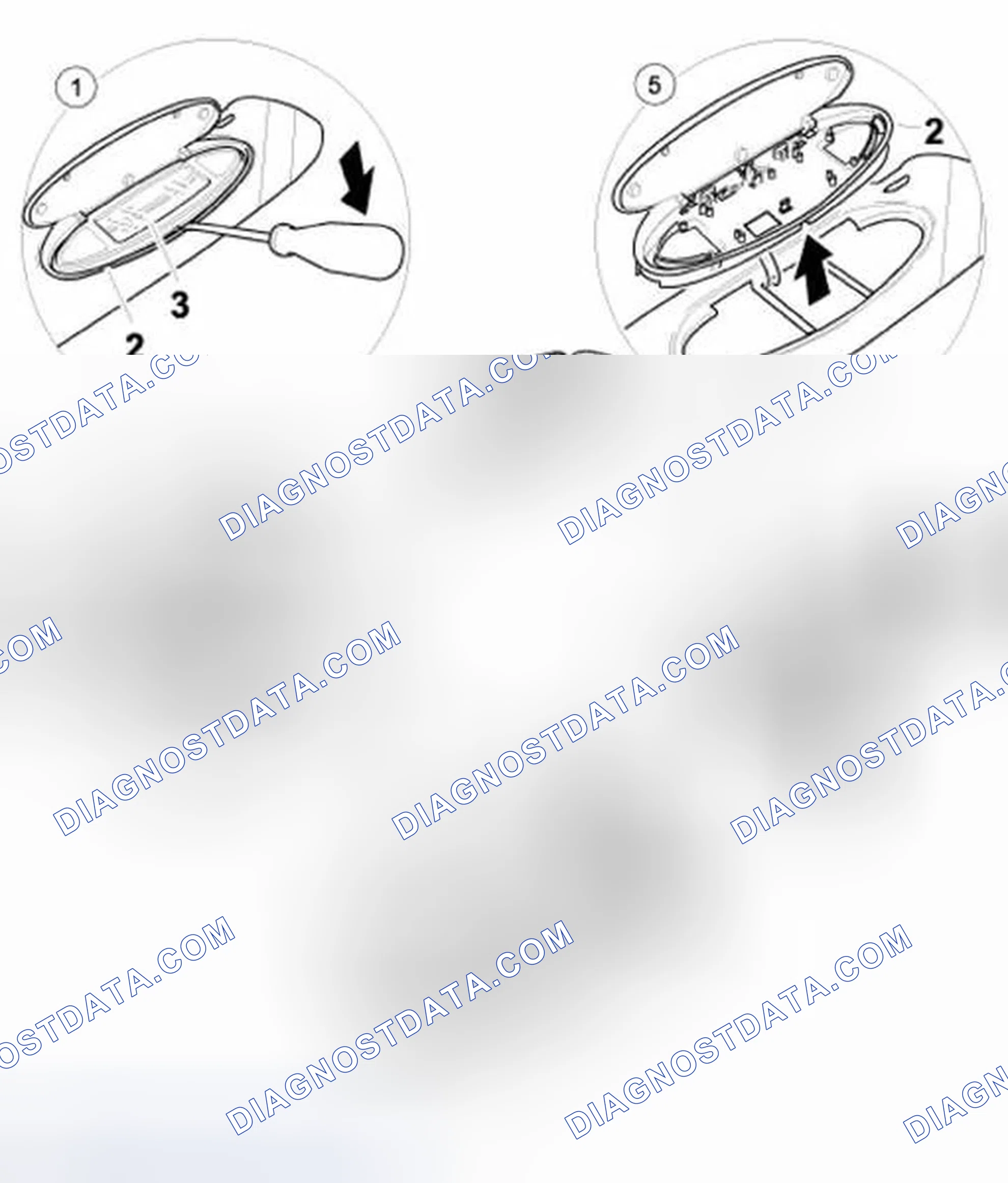 Scheme 42: Disassembling sun visor