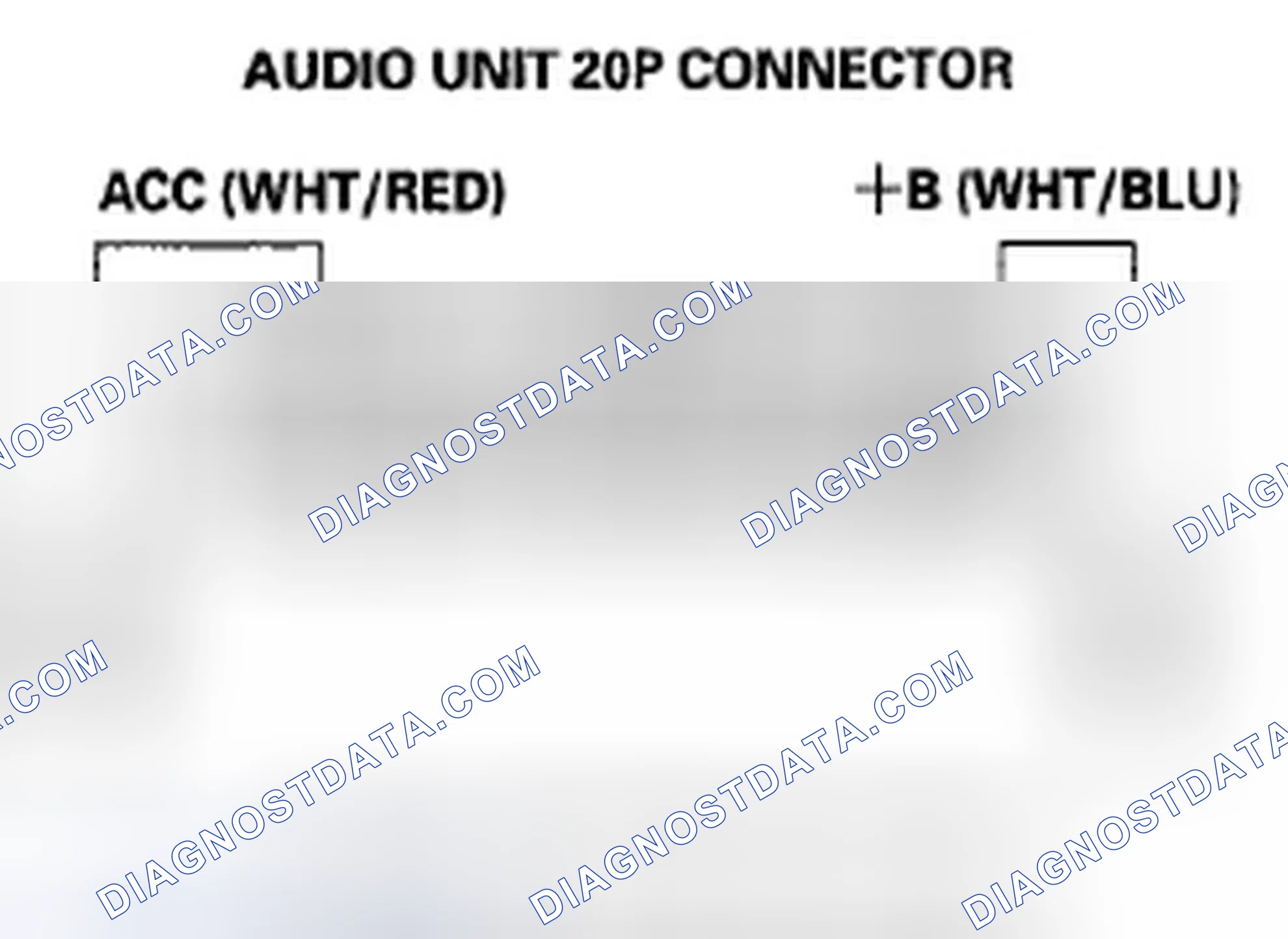 Scheme 21: Audio unit power switch will not turn on (No information display and no sound)