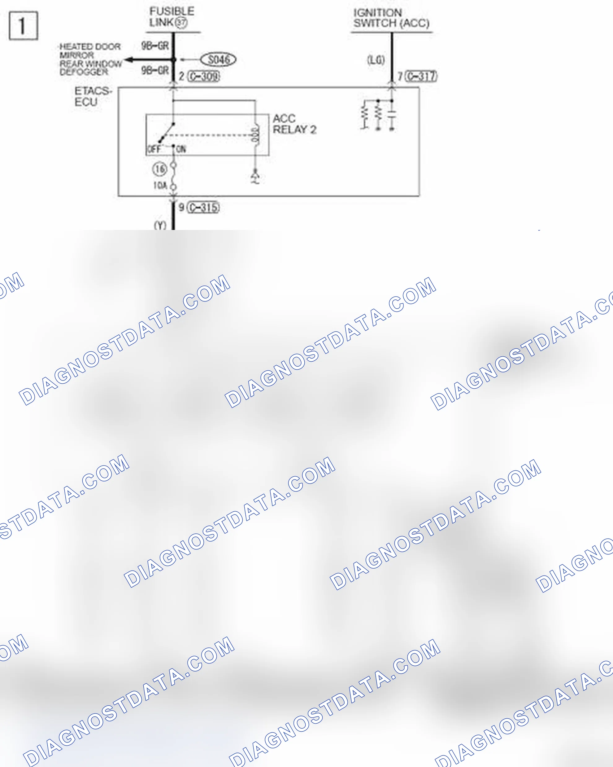 Scheme 888: REMOTE CONTROLLED DOOR MIRROR