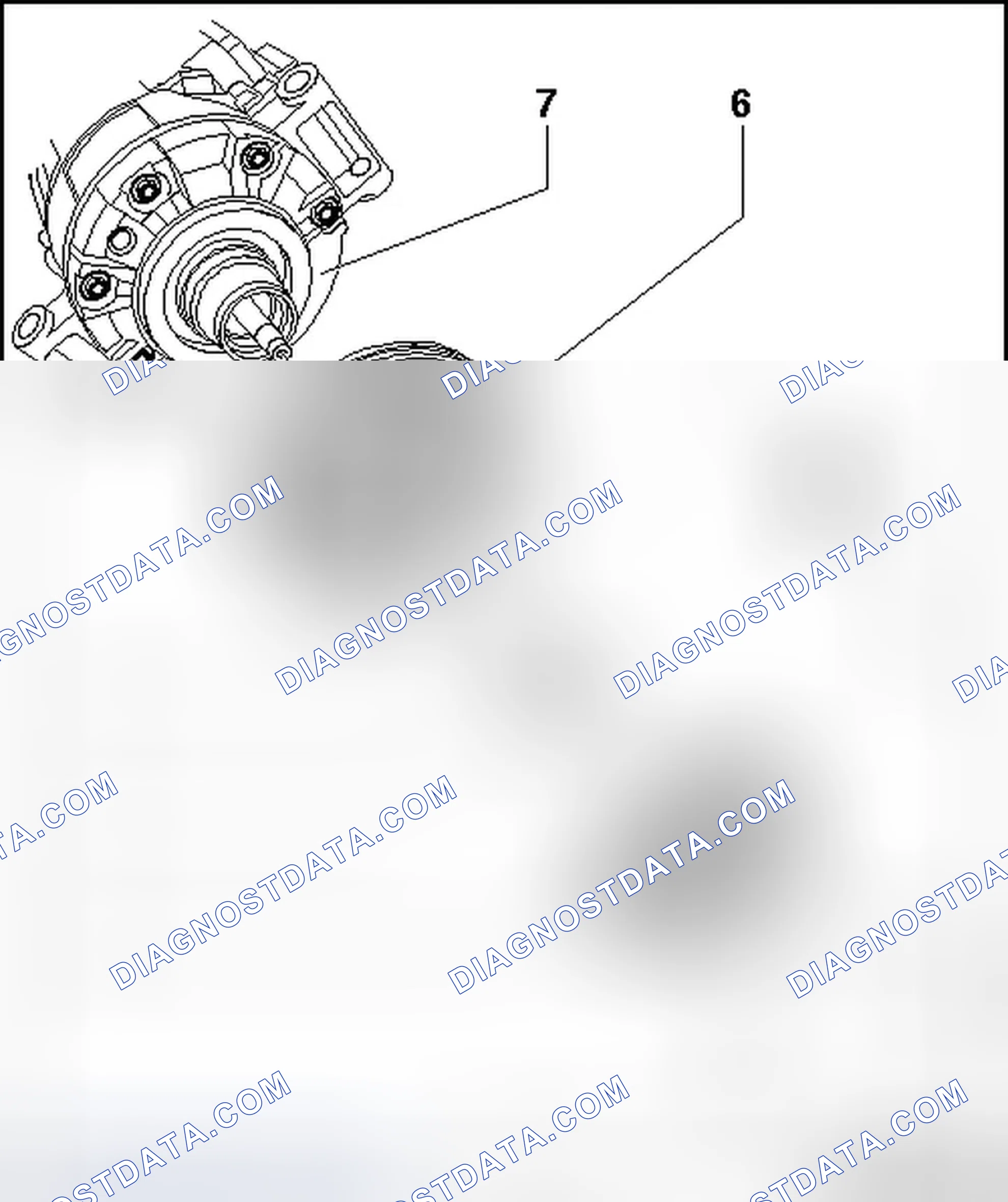 Scheme 1: COMPRESSOR BELT PULLEY, VERSION 1