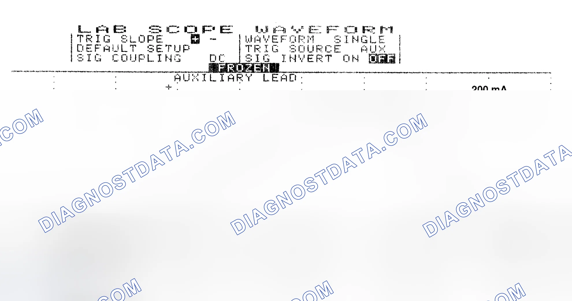 Scheme 13: Single Injector w/Normal Current Flow - Current Pattern