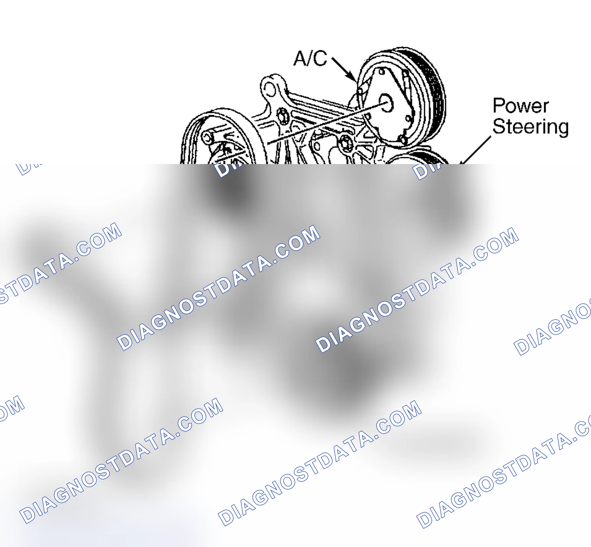 Scheme 7: Serpentine Belt Routing (2.2L "S" Series)