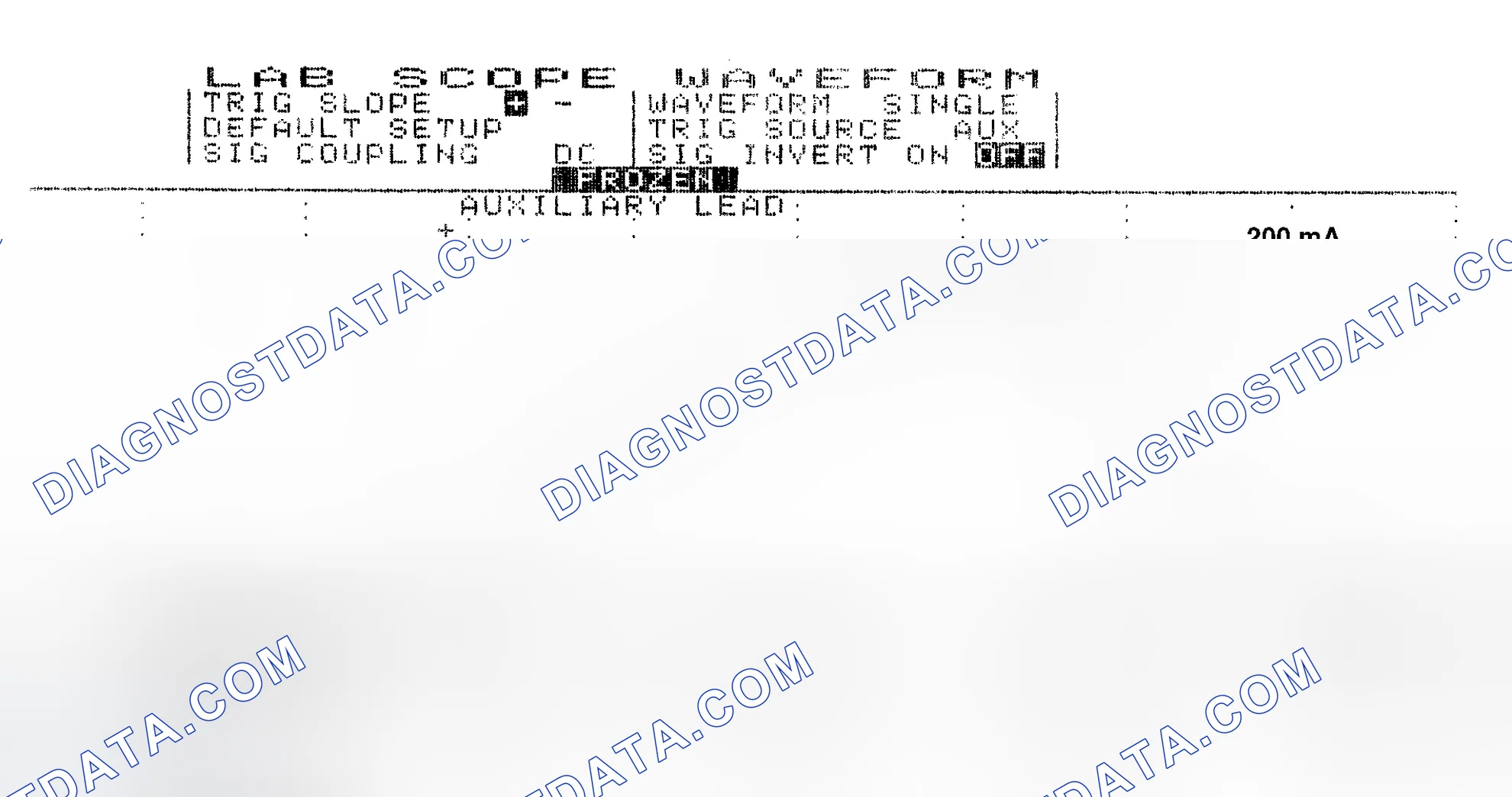Scheme 13: Single Injector w/Normal Current Flow - Current Pattern