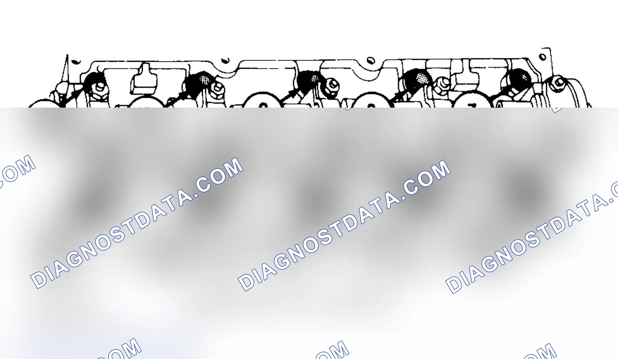 Scheme 7: Typical Cylinder Head Tightening or Loosening Sequence
