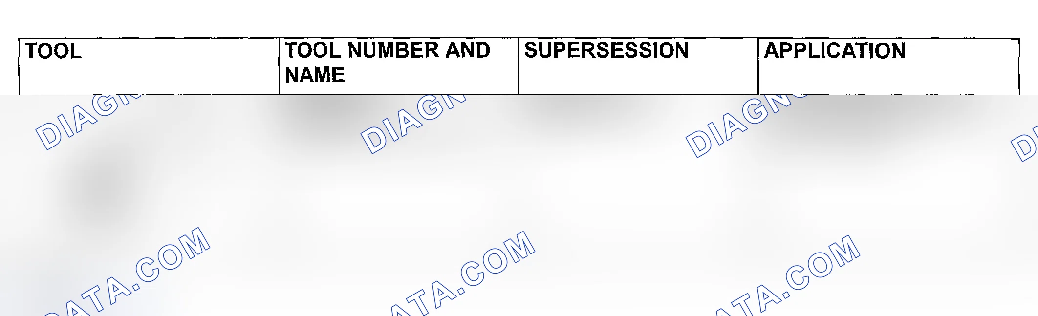 Scheme 16: SPECIAL TOOL