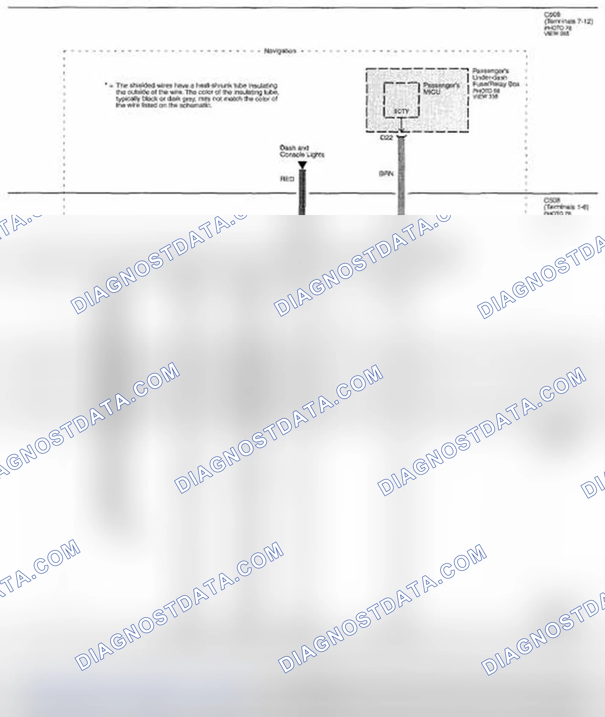 Scheme 459: HFL System (HandsFreeLink) Circuit Diagram (Page 152-5)