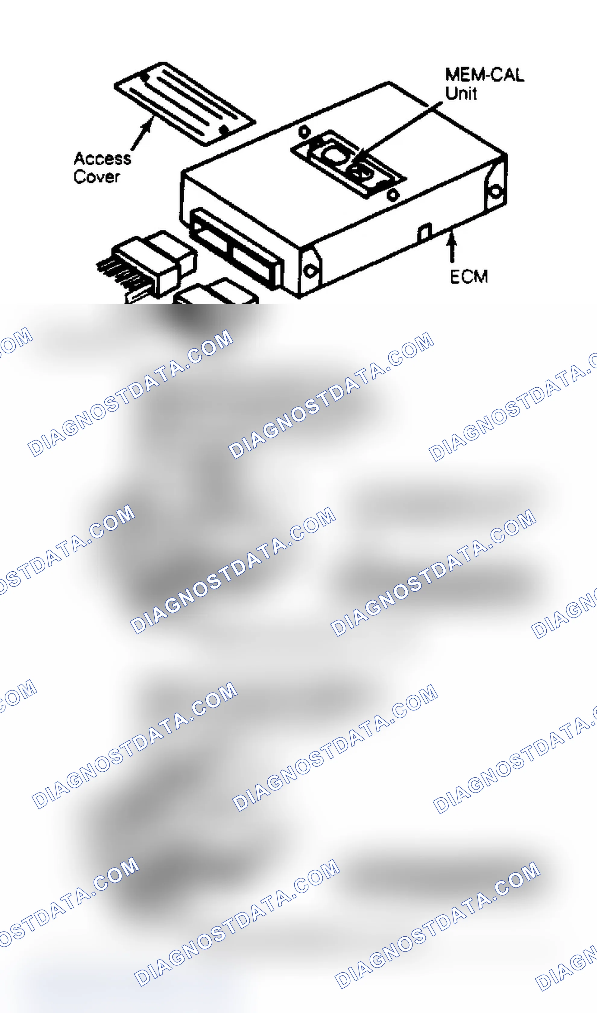 Scheme 3: Replacing MEM-CAL in Electronic Control Module of Vehicles Equipped With 2.5L Engine Only