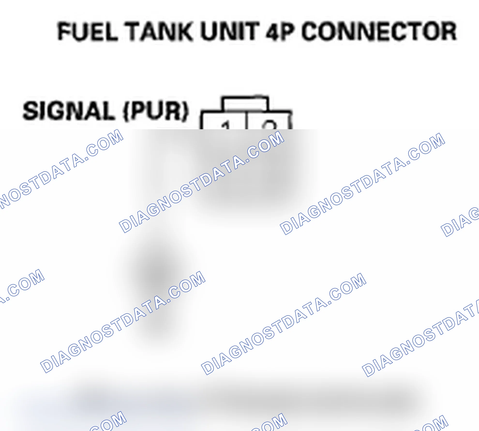 Scheme 5: DTC P0462: Fuel Level Sensor (Fuel Gauge Sending Unit) Circuit Low Voltage (Without SH-AWD)