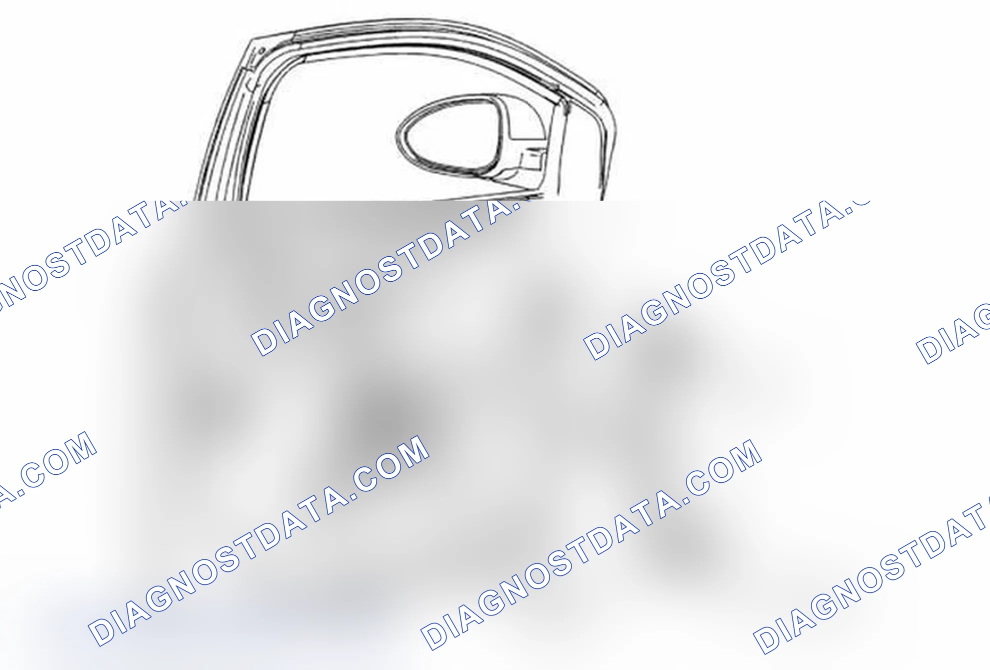 Scheme 20: Front Side Door Window Rear Guide Replacement