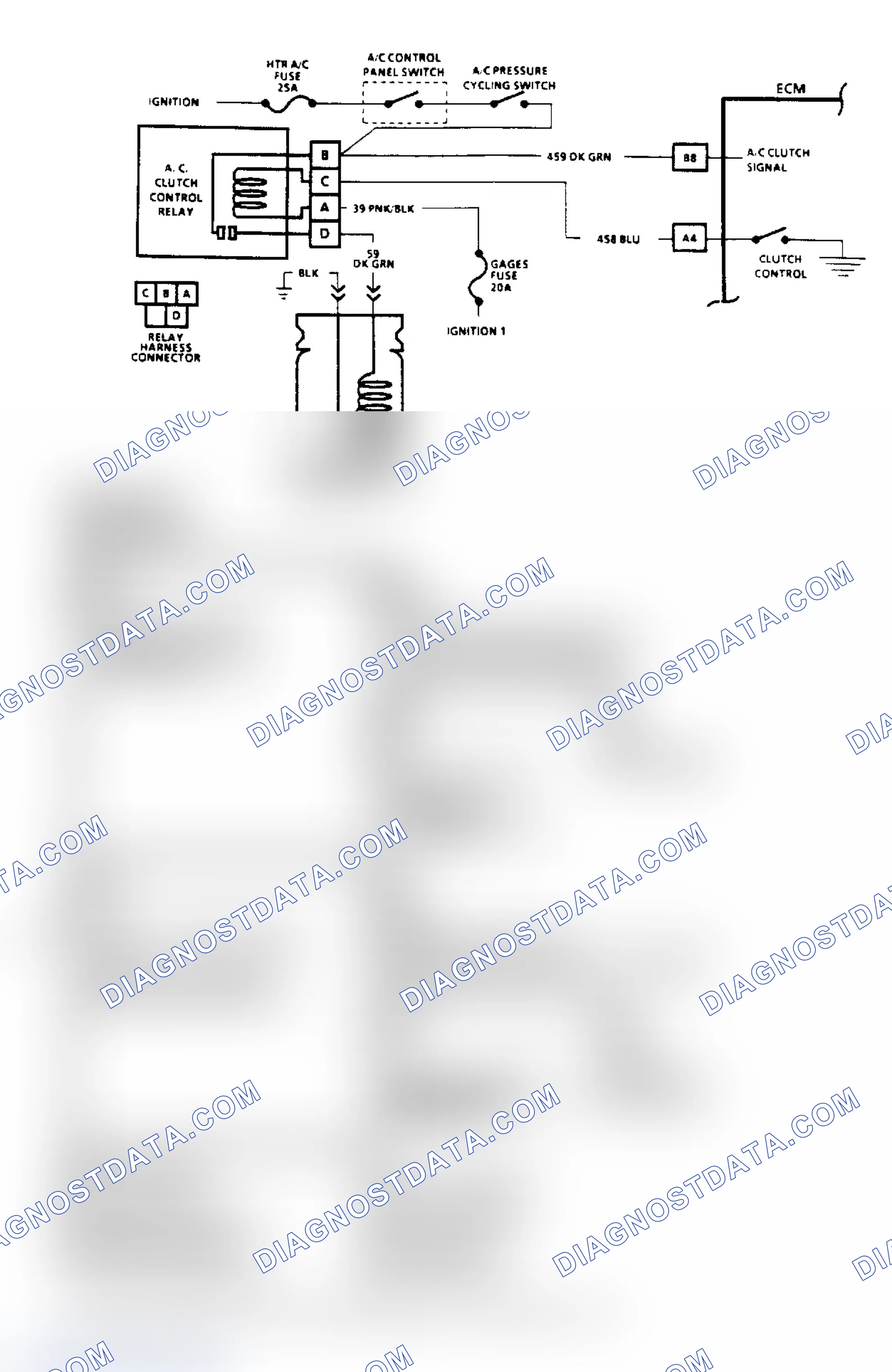 Scheme 95: A/C Clutch Control Diagnosis Flow Chart (2.5L) (3 Of 3)