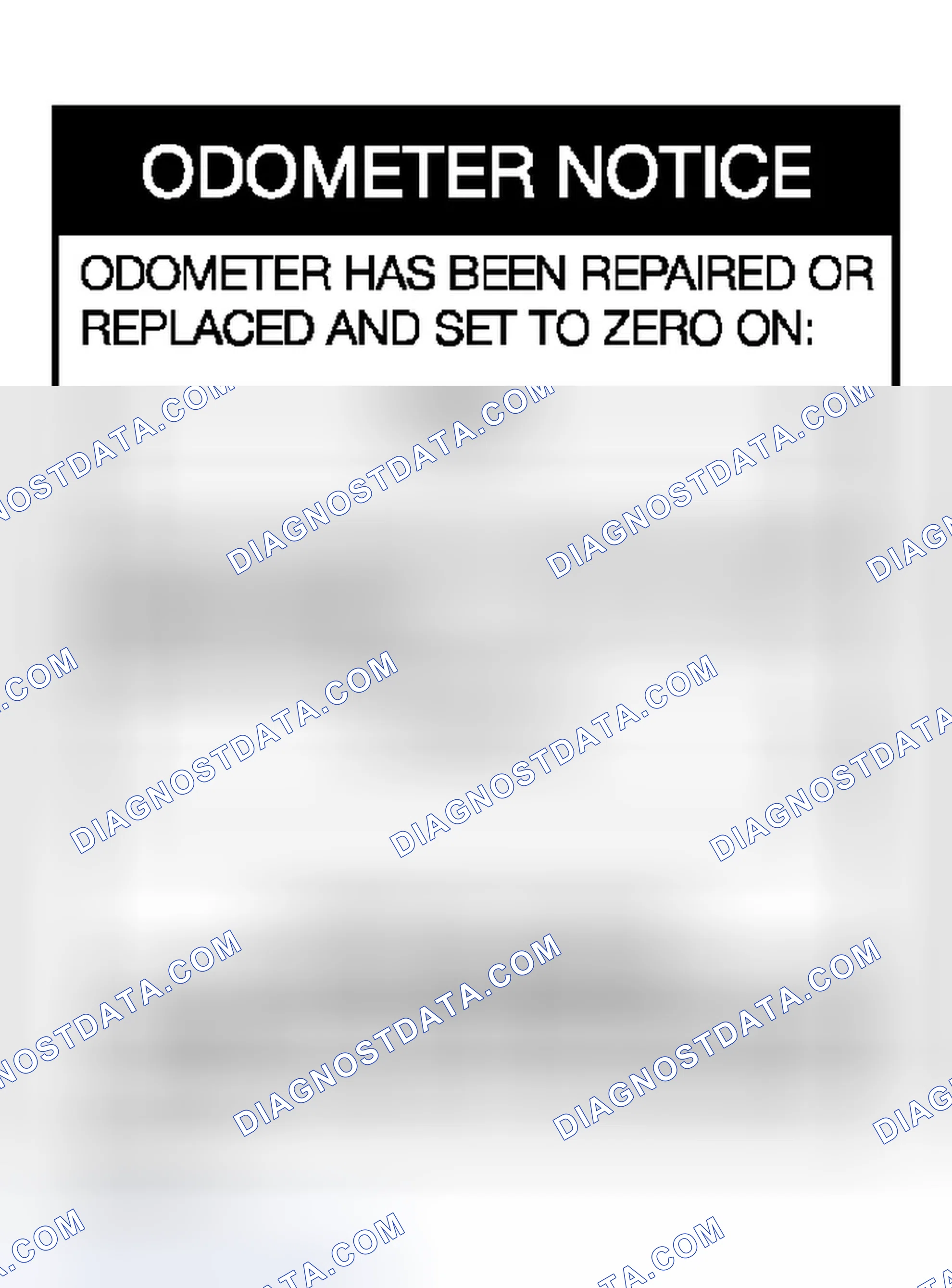 Scheme 81: Federal Odometer Disclosure Requirement 92-513