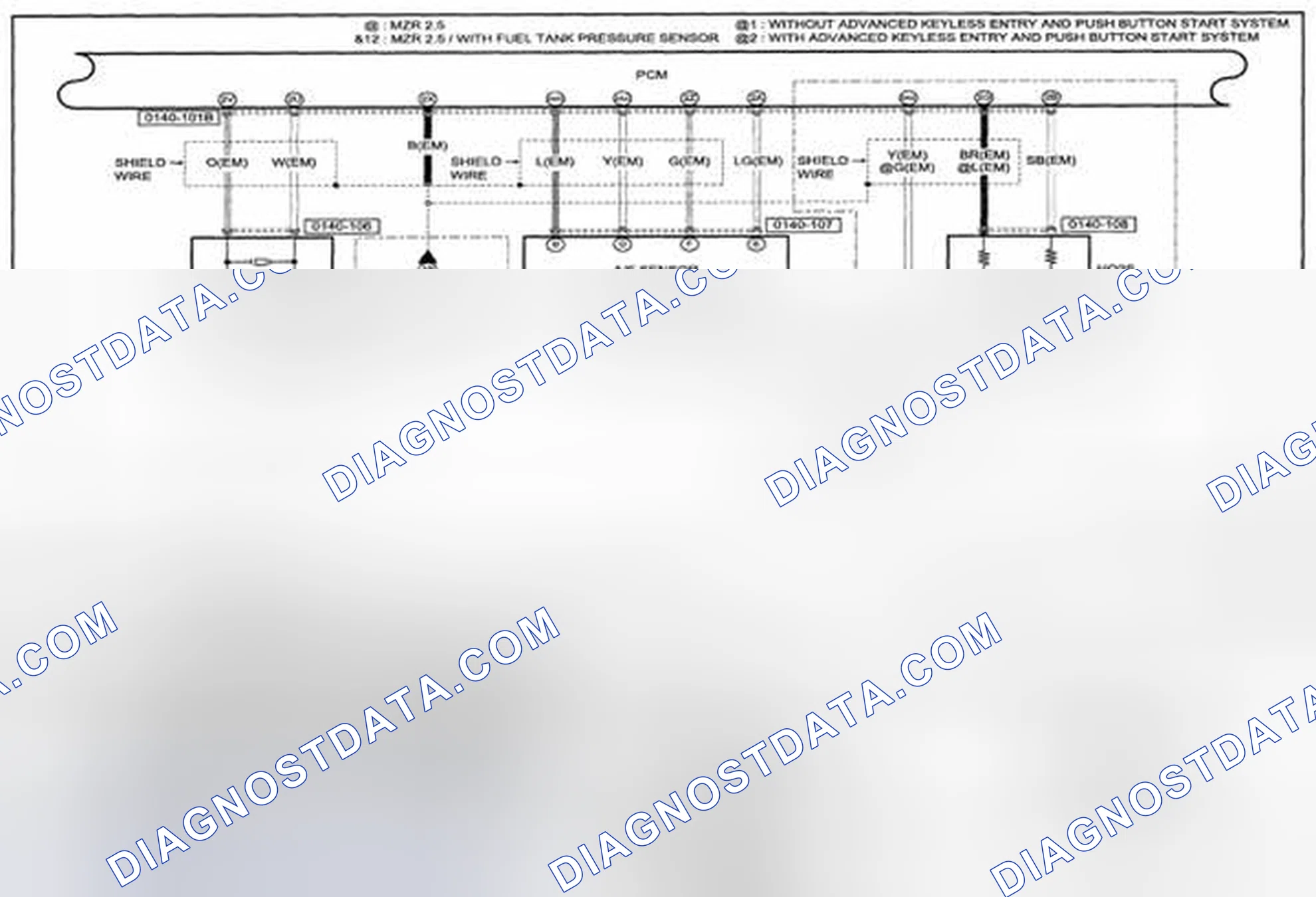 Scheme 120: Control System (MZR 2.0, MZR 2.5) Wiring Diagram - 0140-1c (1 Of 2)