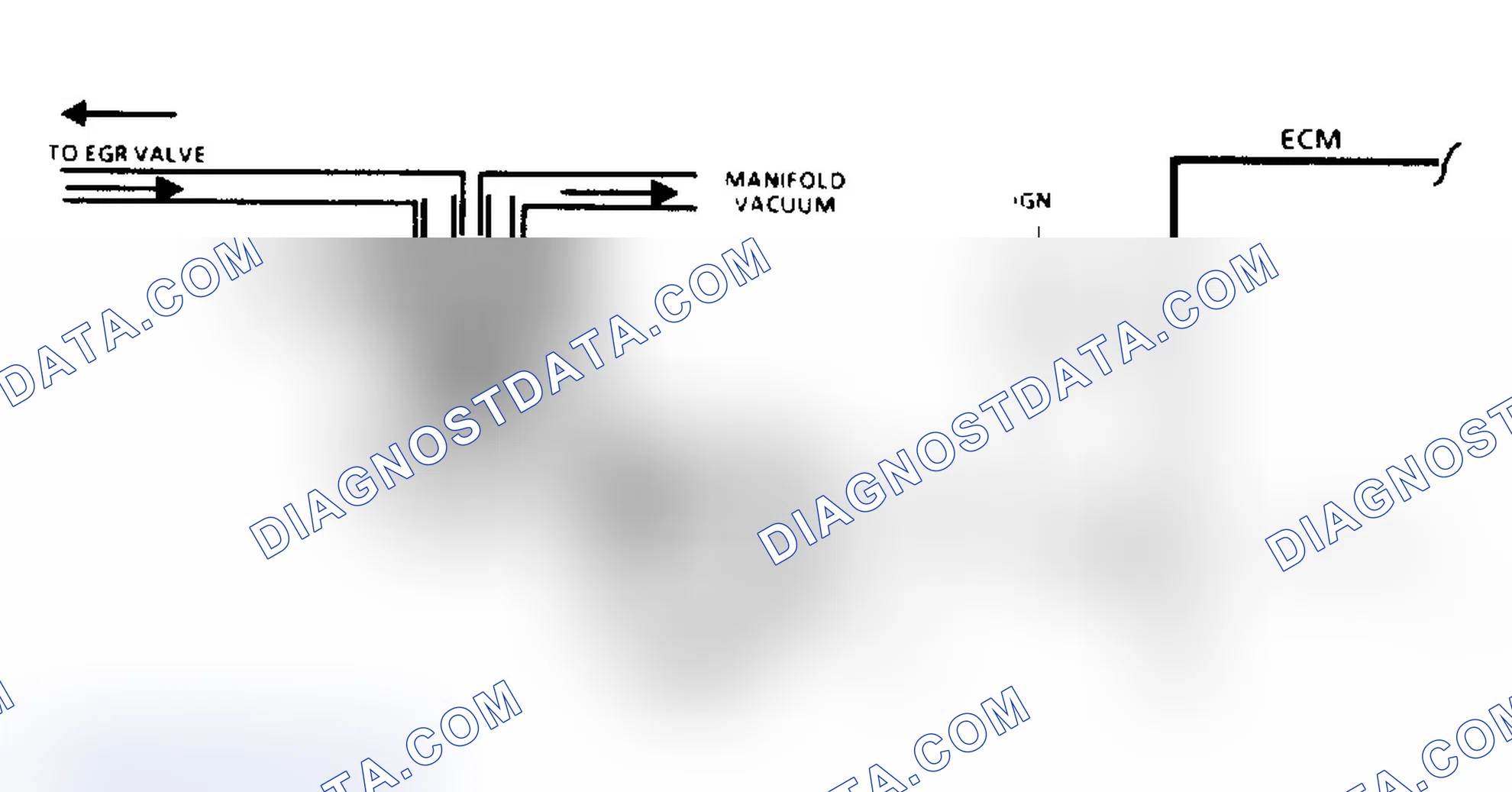 Scheme 124: EGR System Check Schematic (2.8/4.3L "S/T" & 5.7/7.4L Over 8500 GVW)