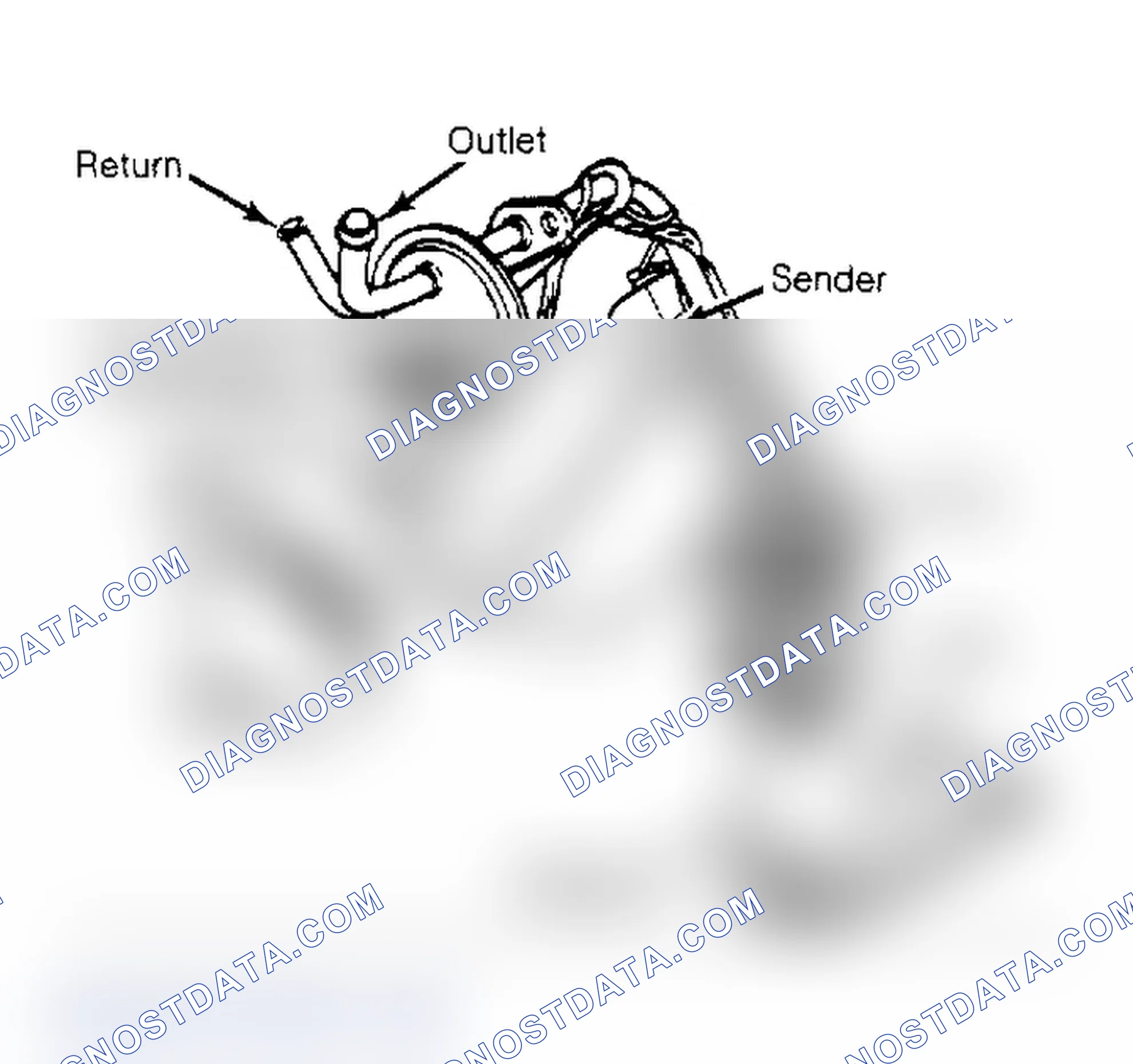 Fig. 2: Typical Electric Fuel Pump Installation In Fuel Tank