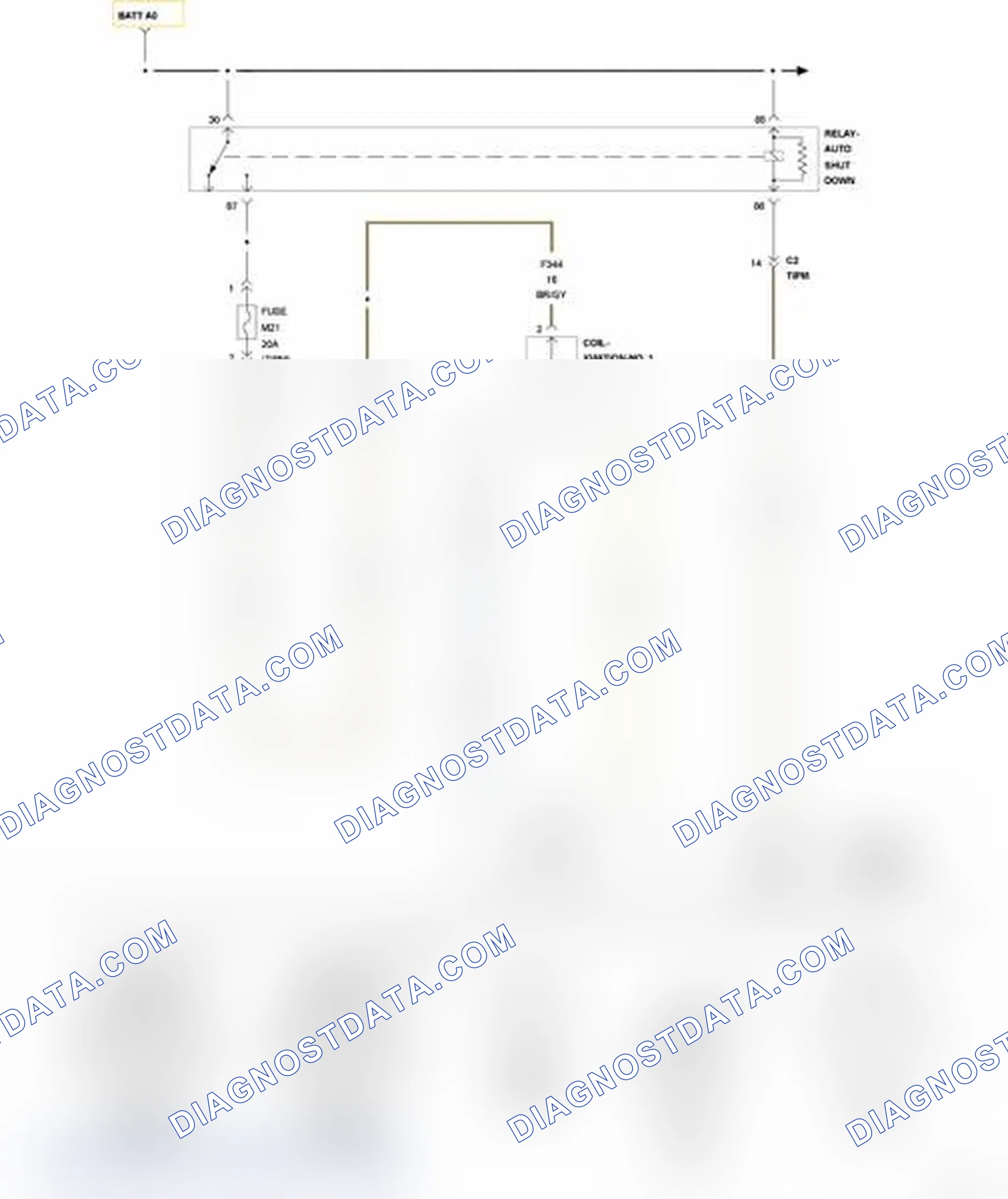 Scheme 441: P2302-IGNITION COIL 1 SECONDARY CIRCUIT - INSUFFICIENT IONIZATION