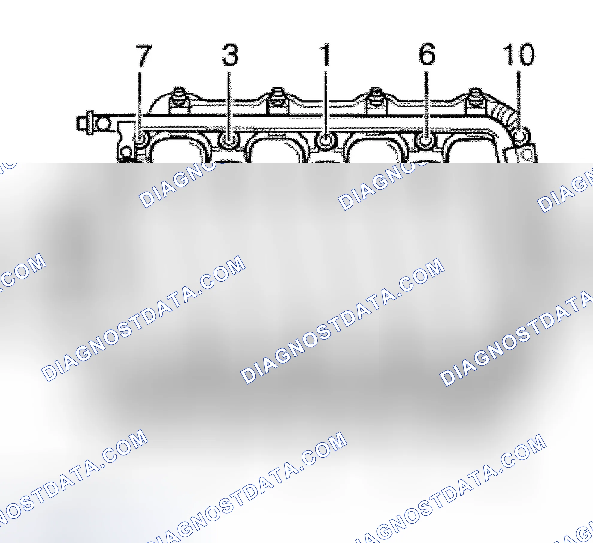 Scheme 12: Installation (4.5L V8)