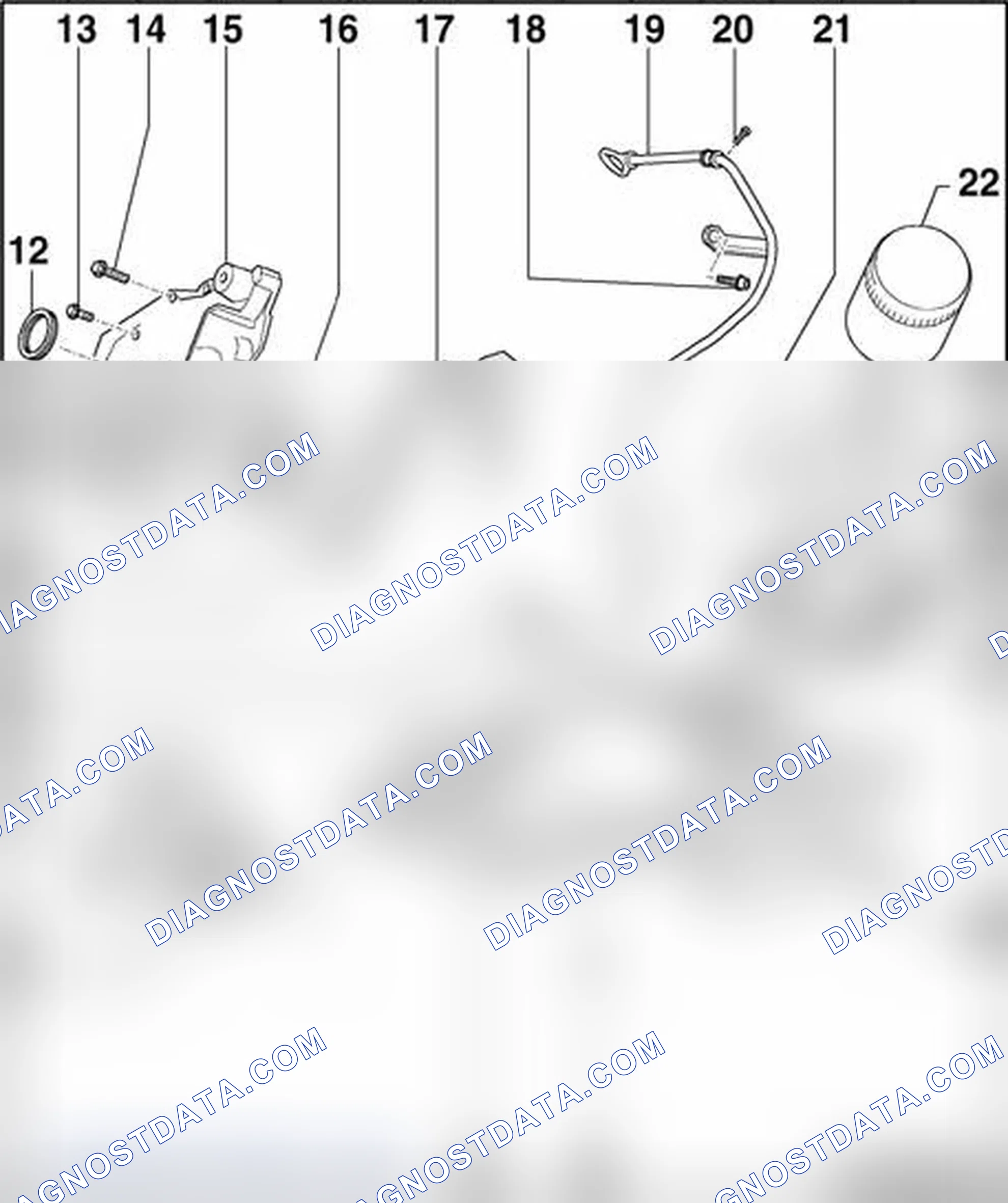 Scheme 339: Part II - Oil pan (upper part), oil filter