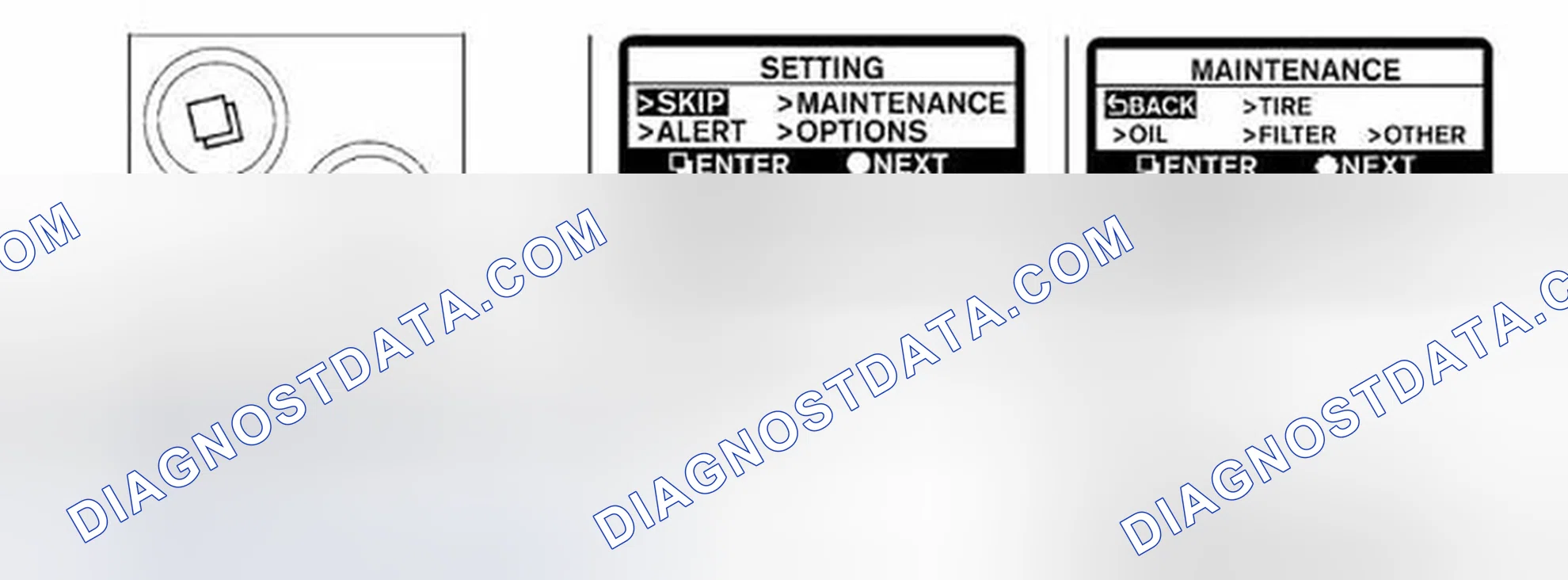 Scheme 15: MAINTENANCE REMINDER DISPLAY RESET - PROCEDURE 11
