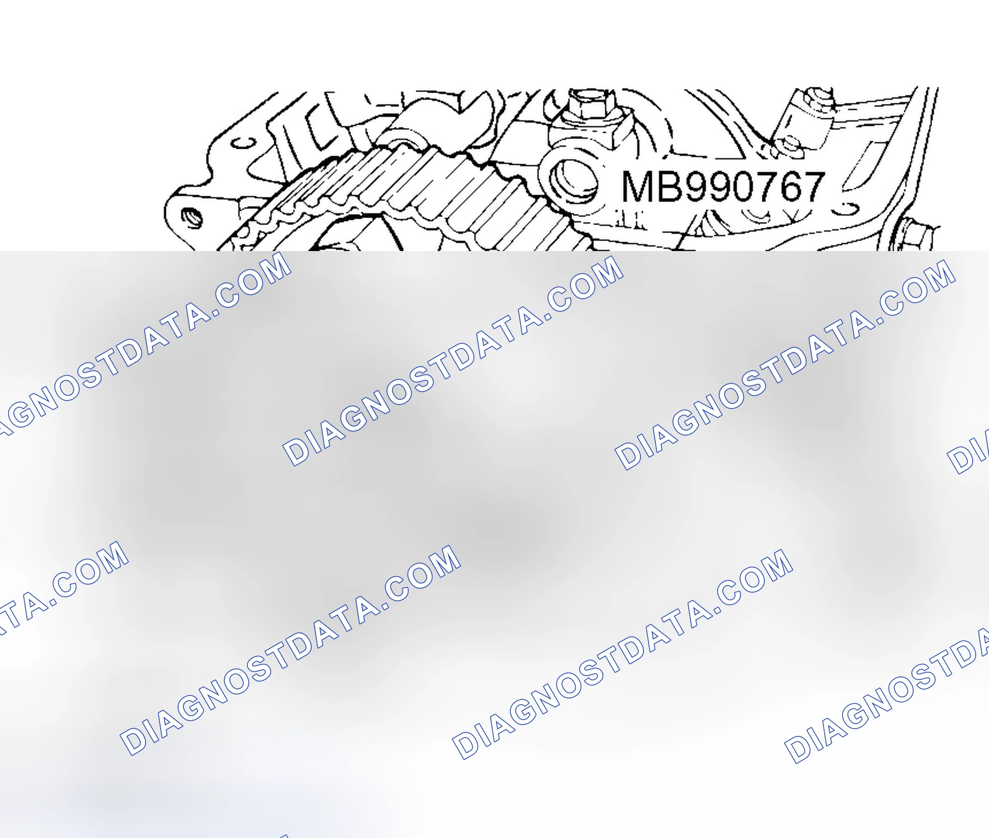 Scheme 508: << B >> CAMSHAFT SPROCKET BOLT LOOSENING