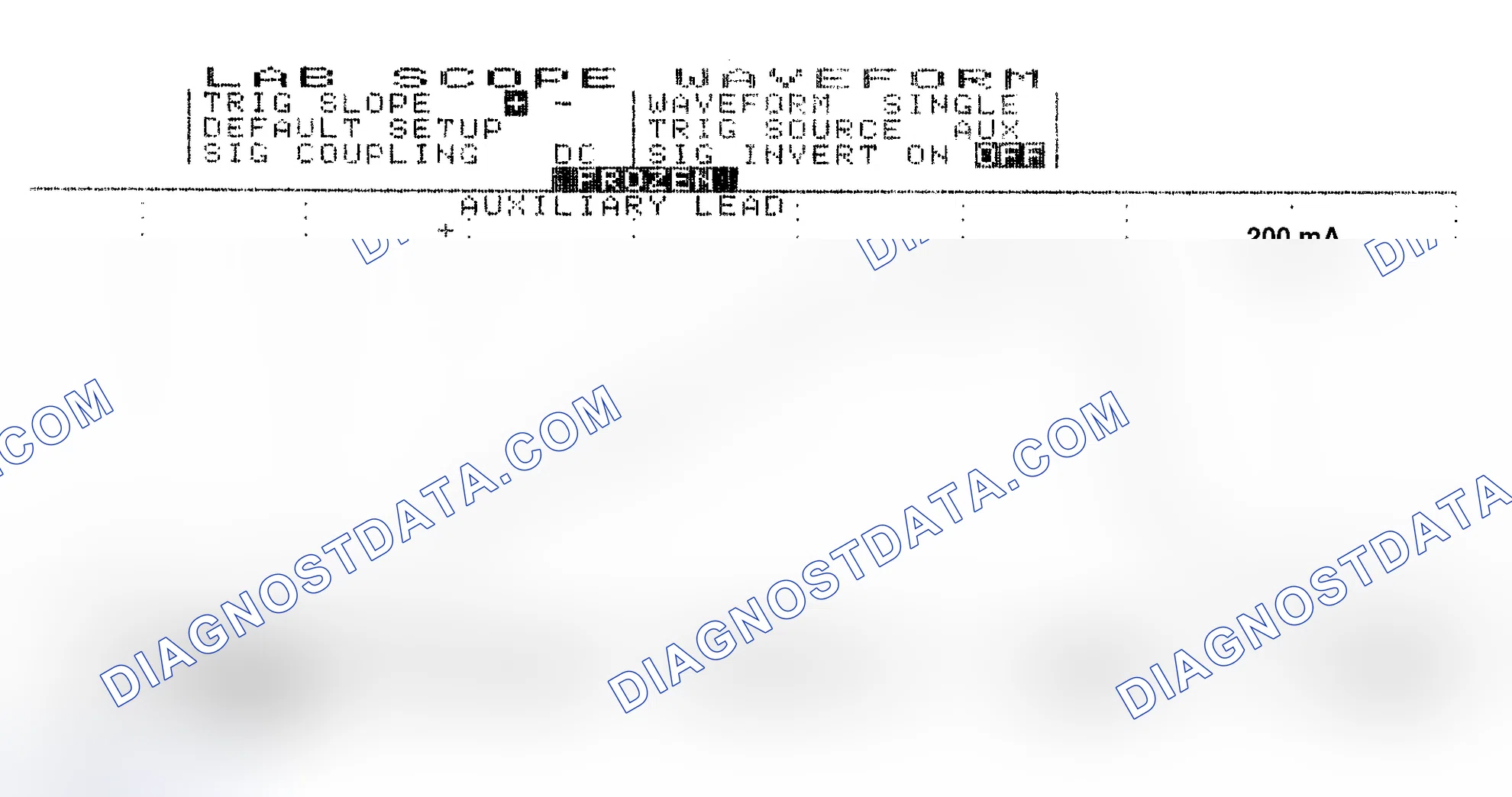 Scheme 13: Single Injector w/Normal Current Flow - Current Pattern