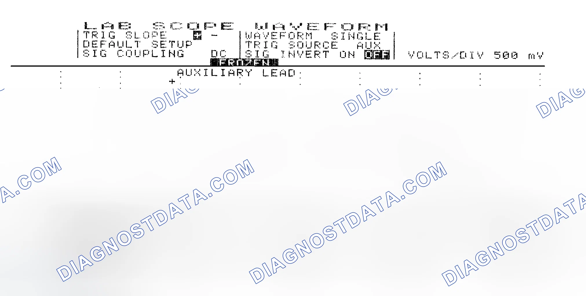 Scheme 14: Single Injector w/Excessive Current Flow - Current Pattern