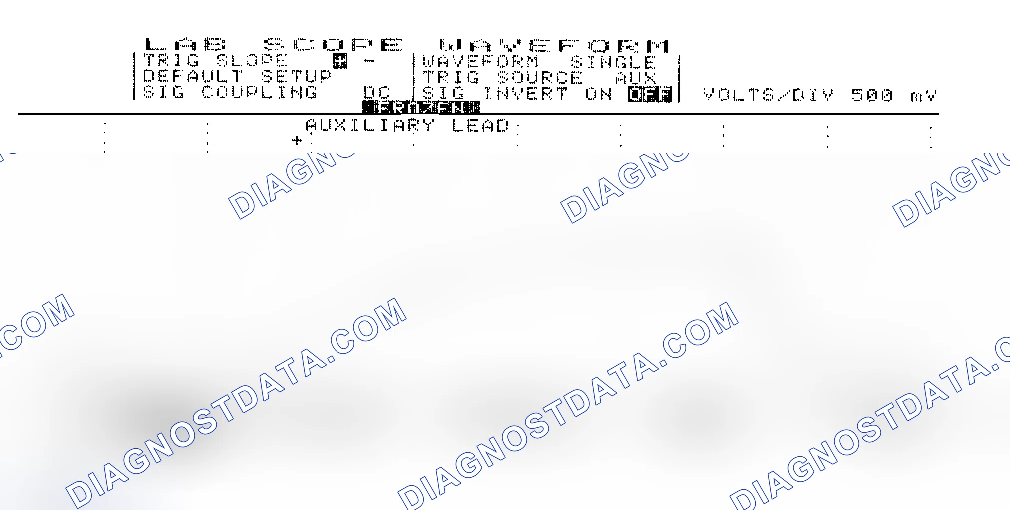 Scheme 14: Single Injector w/Excessive Current Flow - Current Pattern