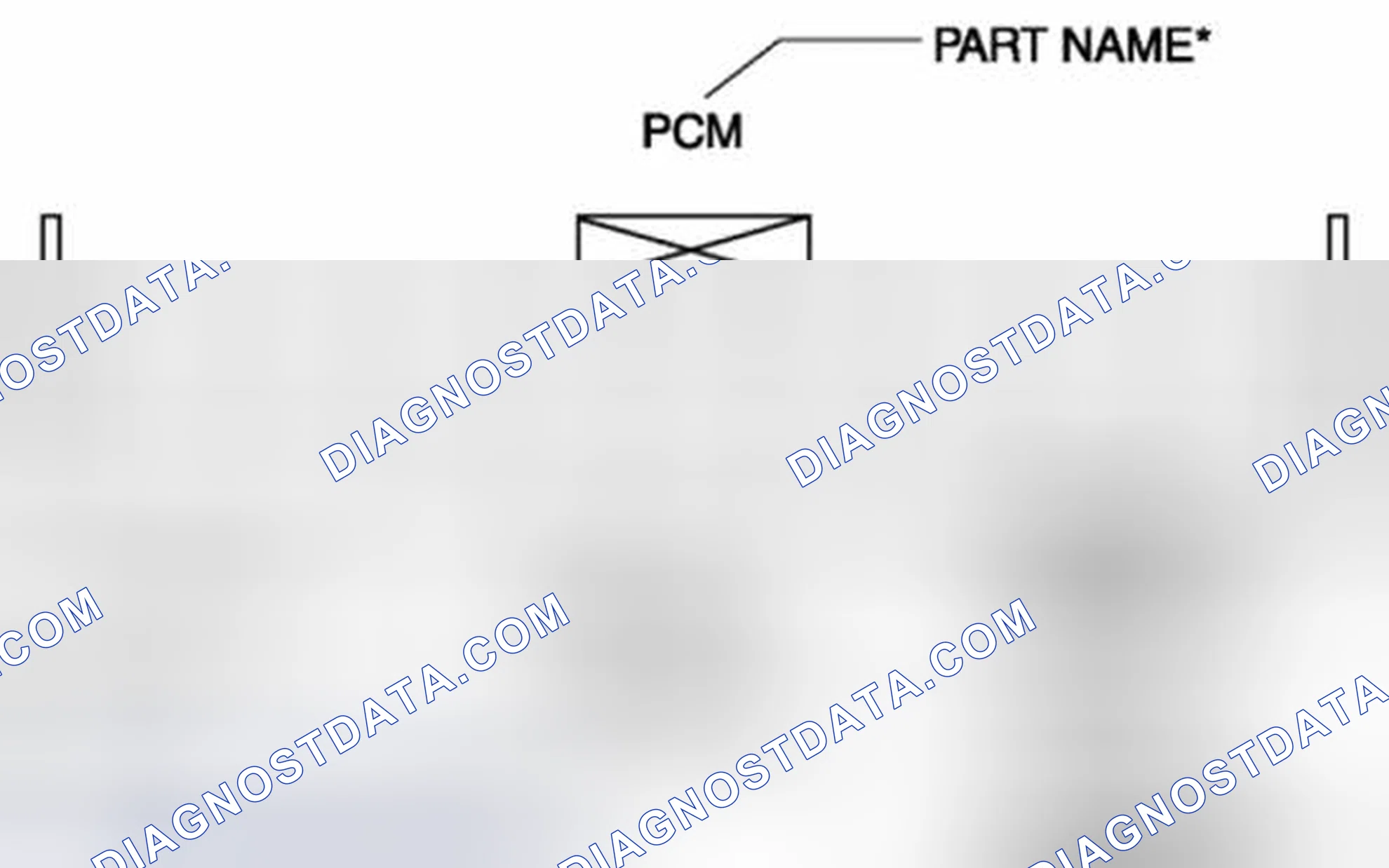 Scheme 45: Identifying PCM Connector Terminals (Part-Side Connector)
