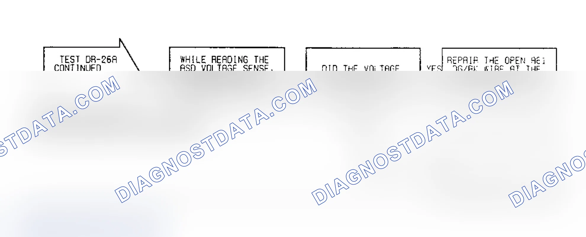 Scheme 315: Test DR-26A Code 42: Diagnostic Flow Chart (2 of 2)