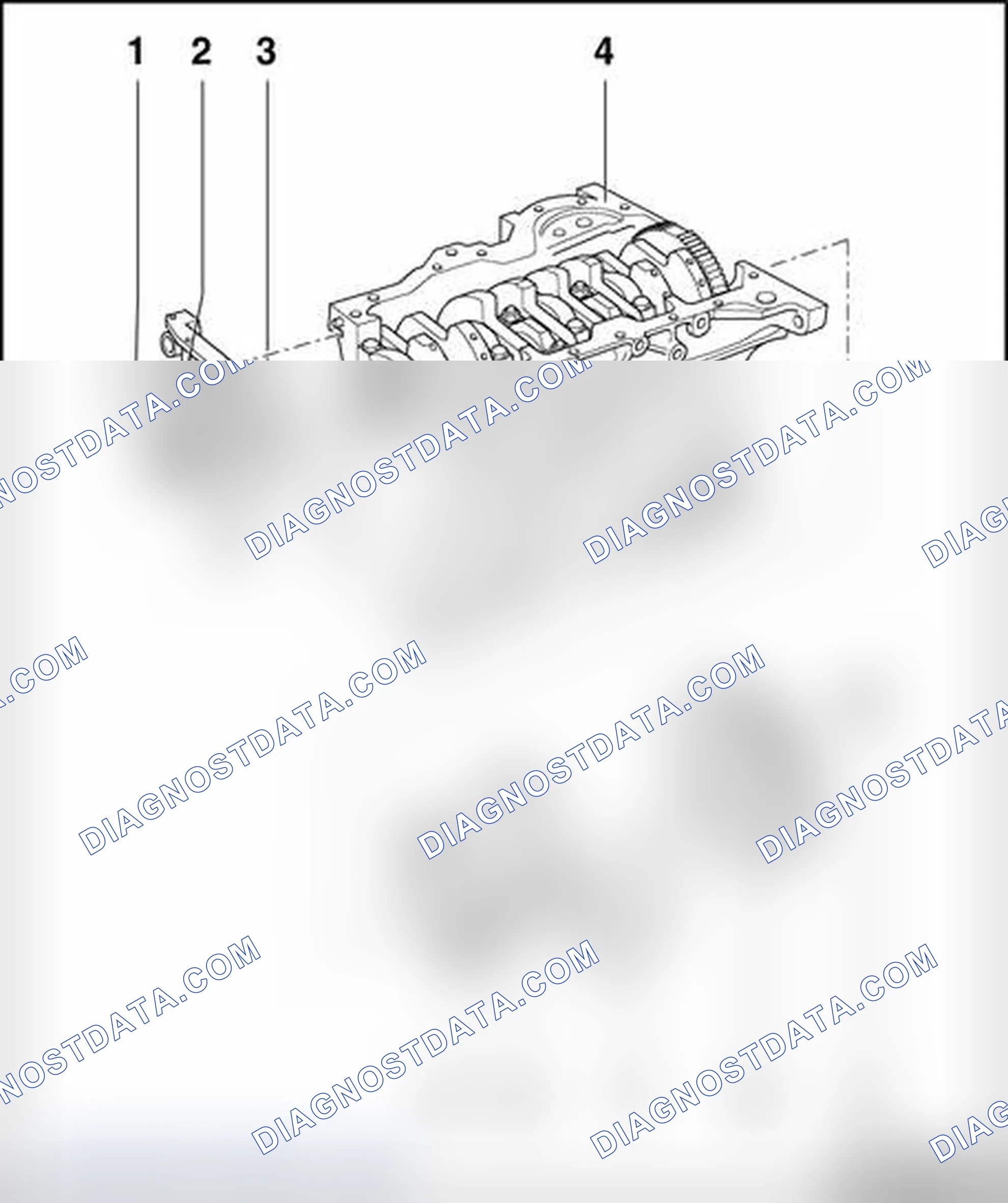 Scheme 483: Sealing flanges and flywheel/drive plate, removing and installing