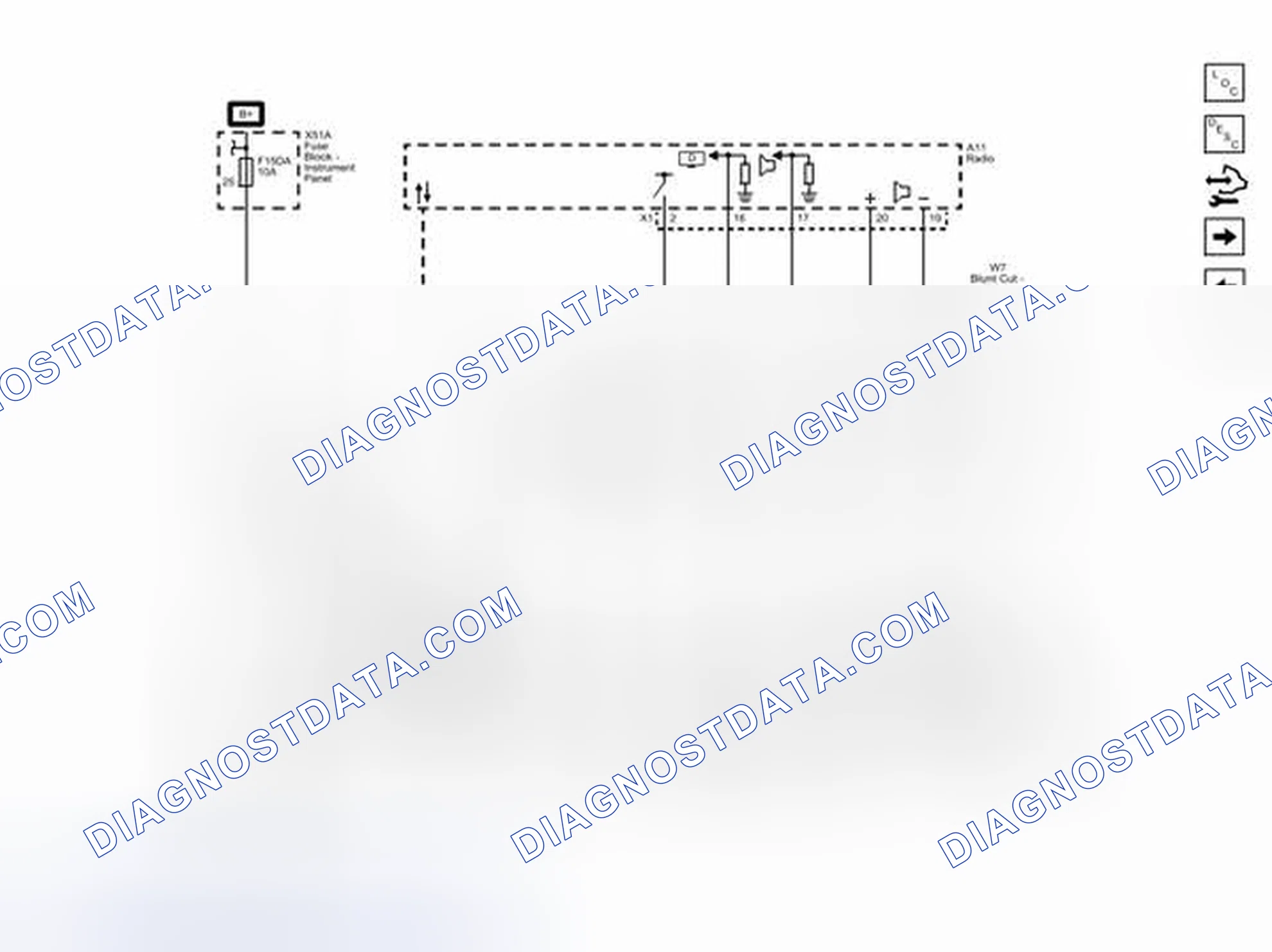 Scheme 8: Navigation Power, Ground, Serial Data, and Signals (NQU)