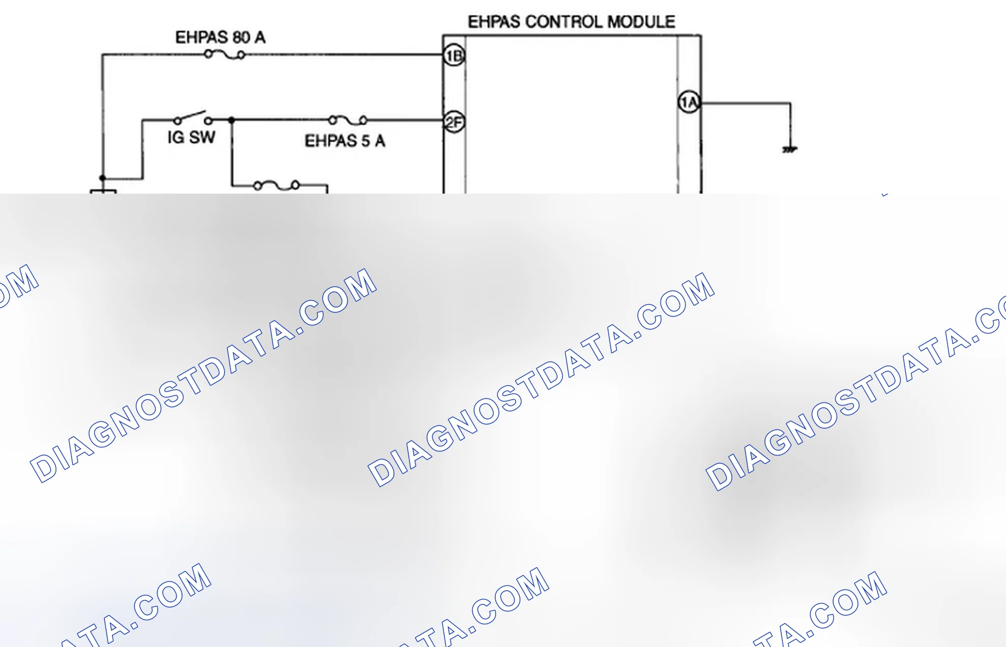 Scheme 2: ELECTRO HYDRAULIC POWER ASSIST STEERING (EHPAS) SYSTEM WIRING DIAGRAM