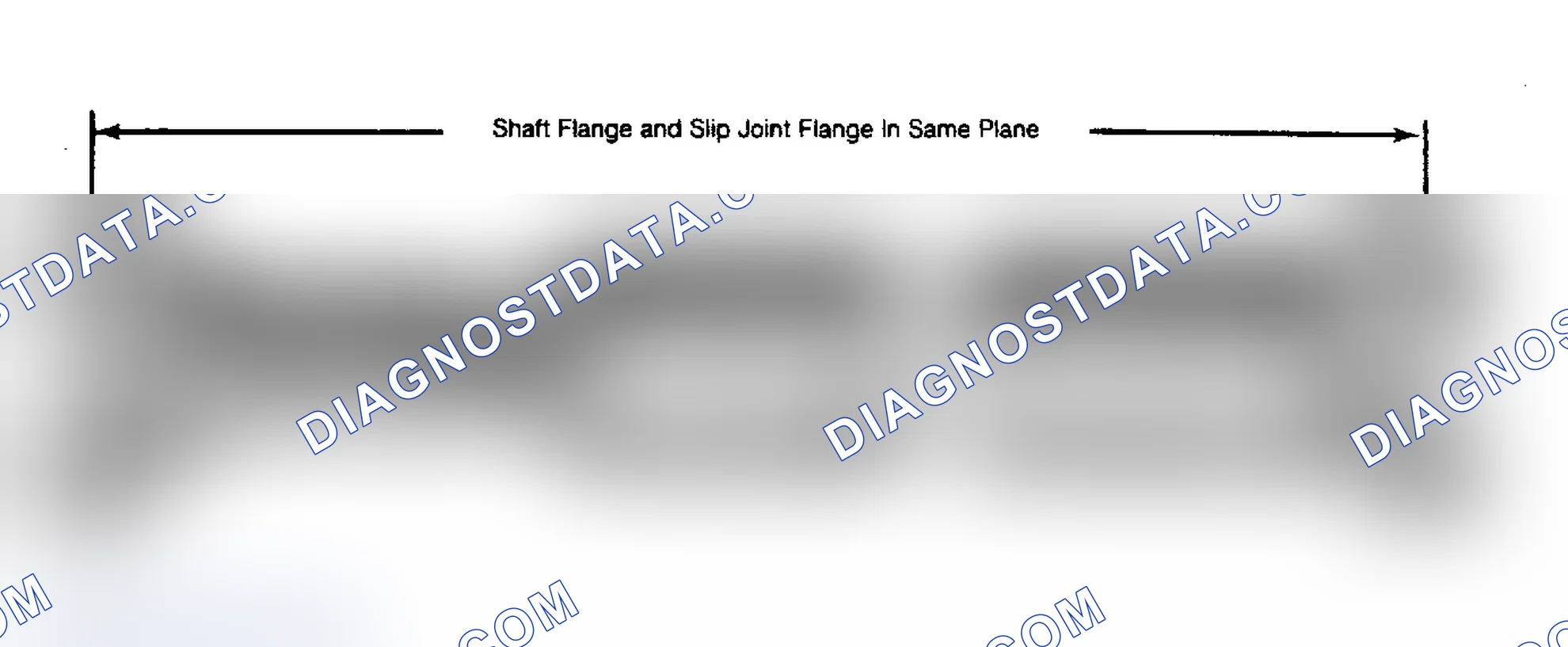 Scheme 6: Drive Shaft Phase Alignment Align drive shaft and slip joint trunnions in same plane.