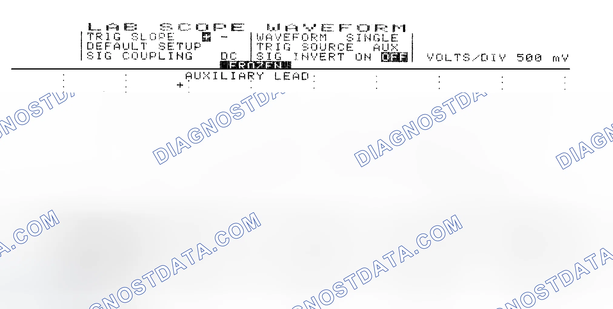 Scheme 14: Single Injector w/Excessive Current Flow - Current Pattern