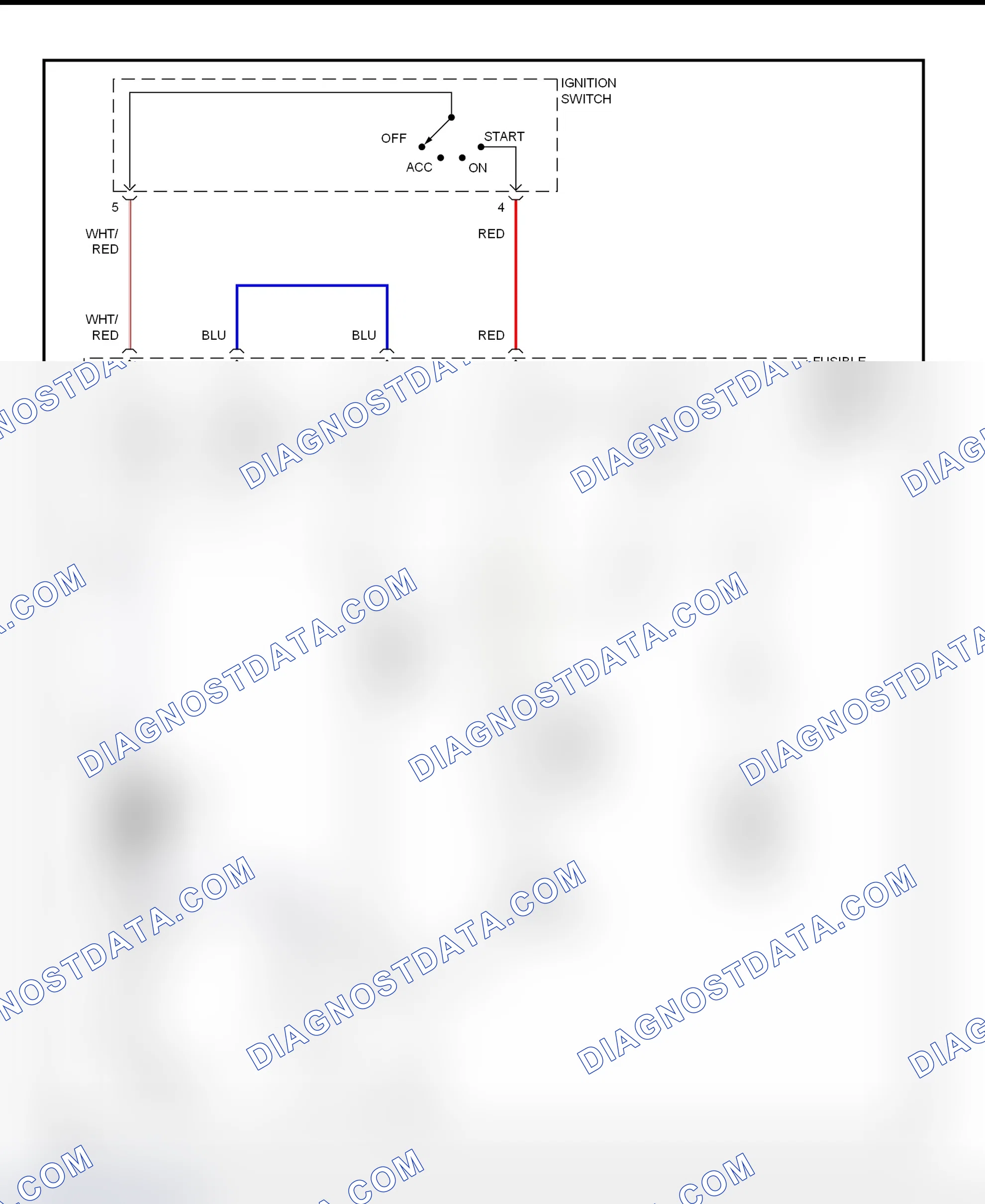 Fig. 27: Starting System Wiring Diagram (MR2)
