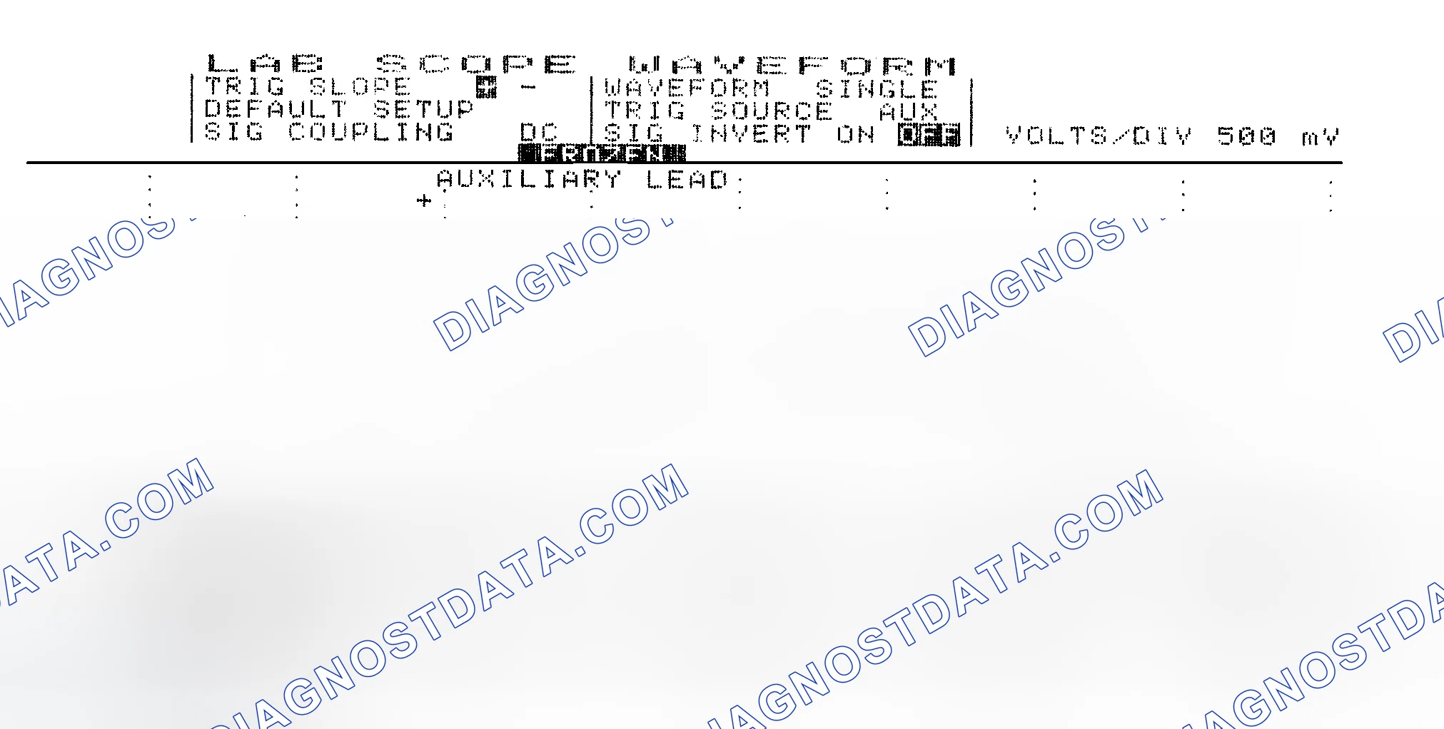 Scheme 14: Single Injector w/Excessive Current Flow - Current Pattern