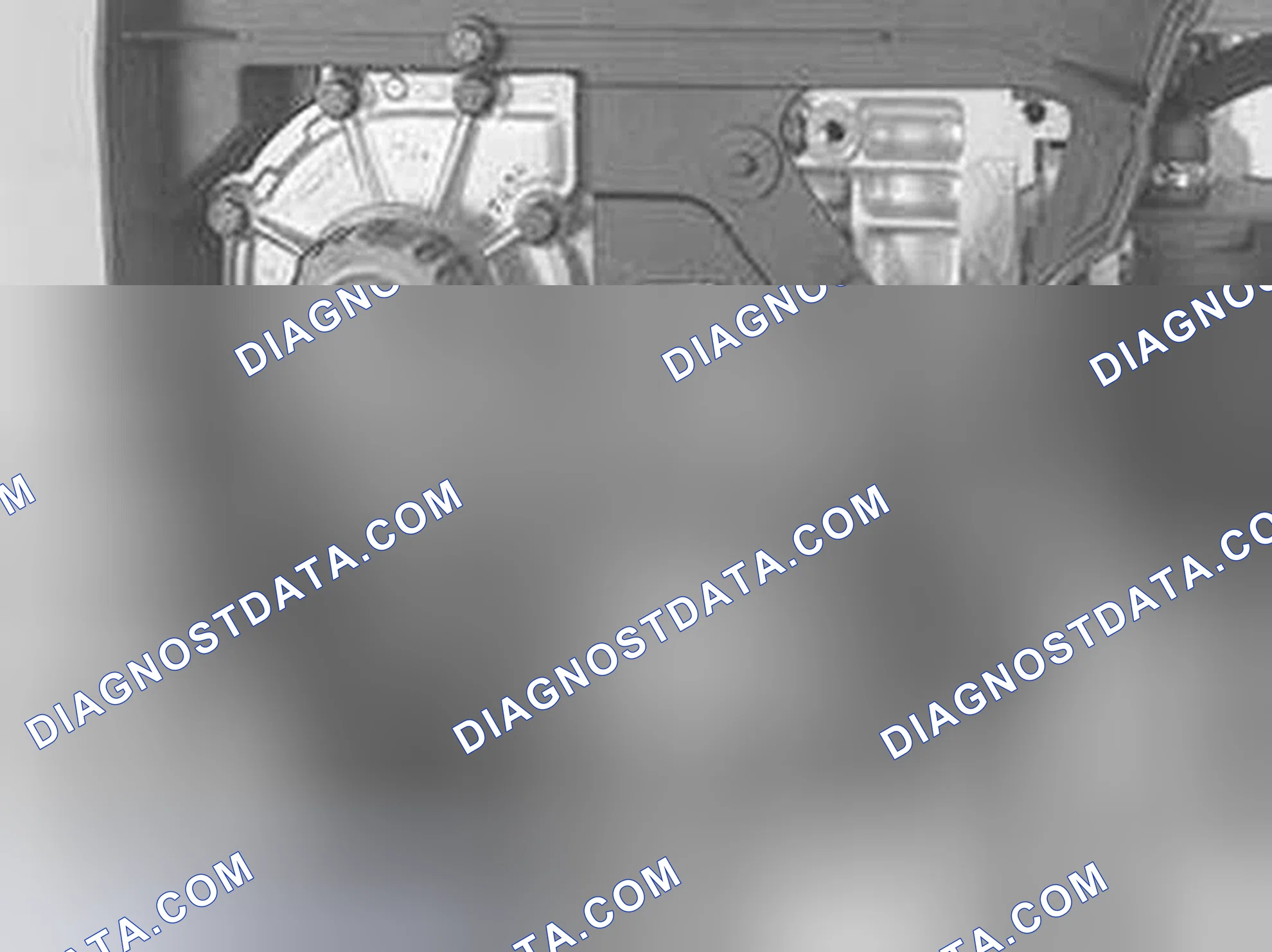 Scheme 877: REMOVING THE COOLANT PUMP/TIMING BELT COVER