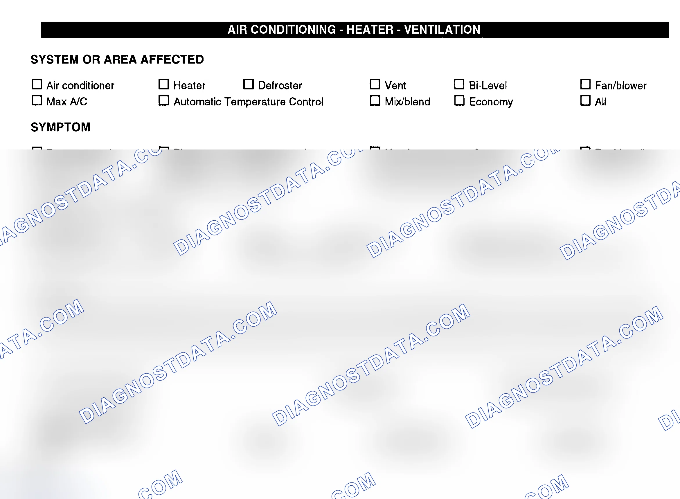 Scheme 8: Air Conditioning, Heater & Ventilation