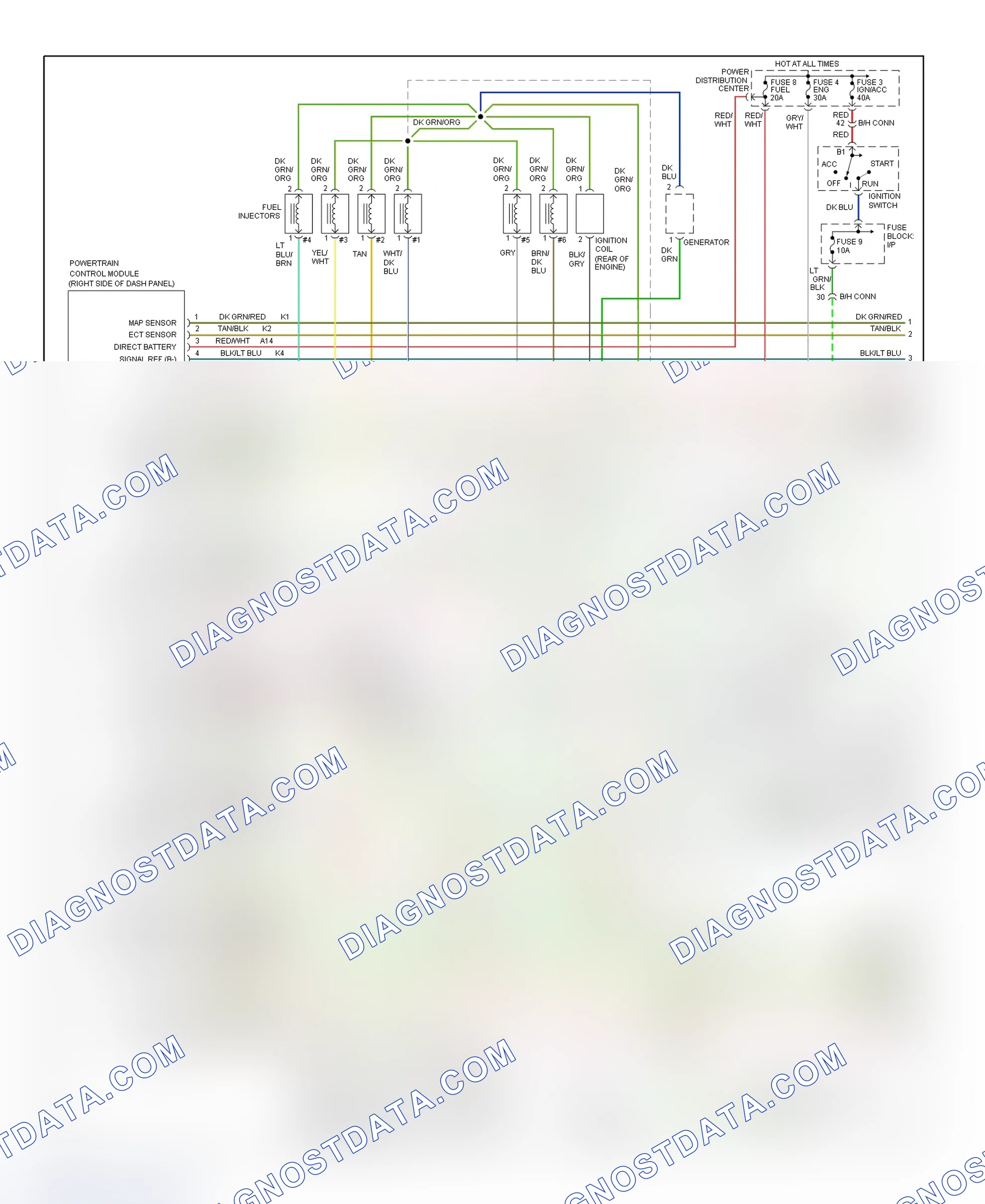 Scheme 137: Wiring Diagram (Ram Pickup - 3.9L - 1 Of 2)