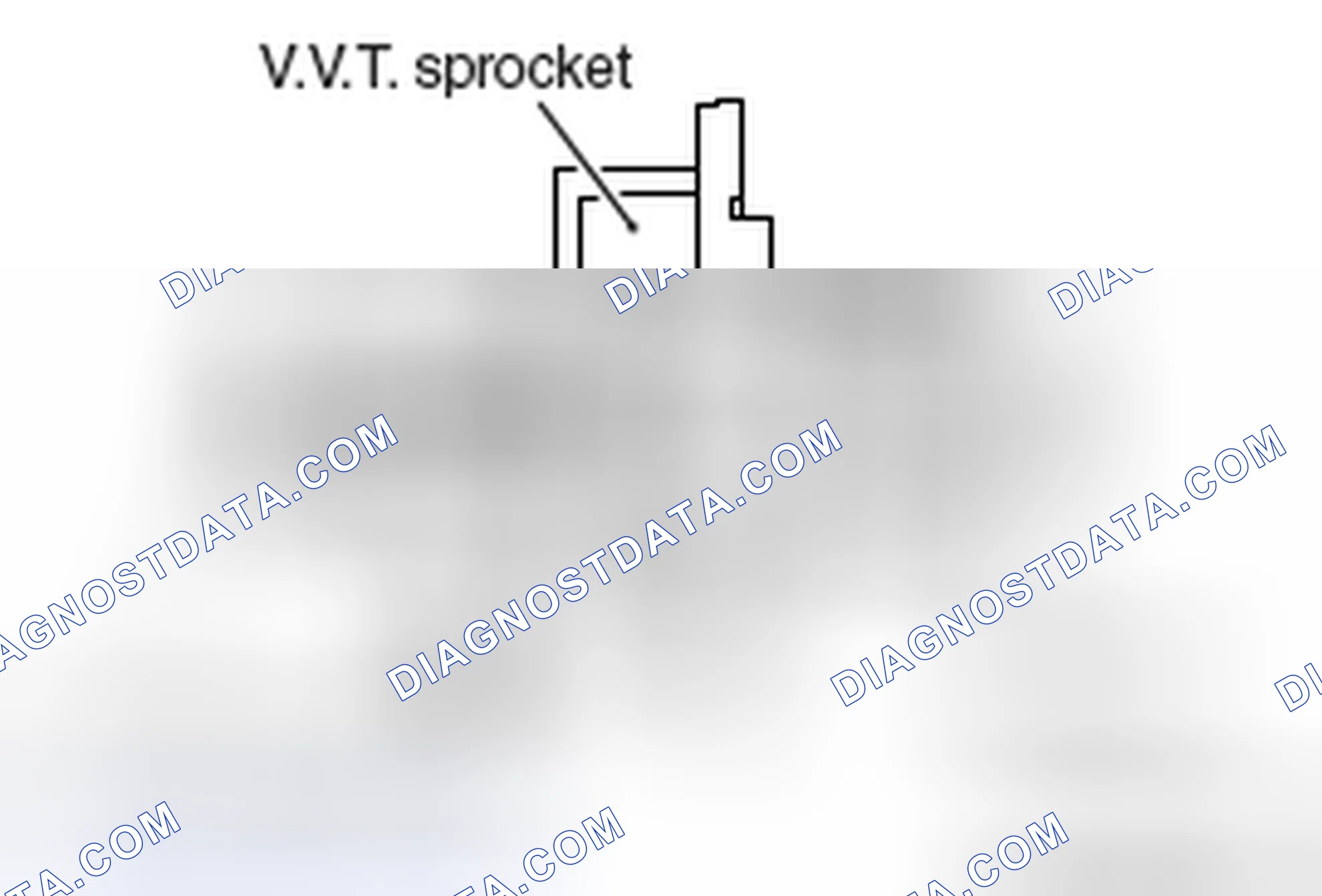 Scheme 142: >> A << INTAKE V.V.T. SPROCKET BOLT INSTALLATION