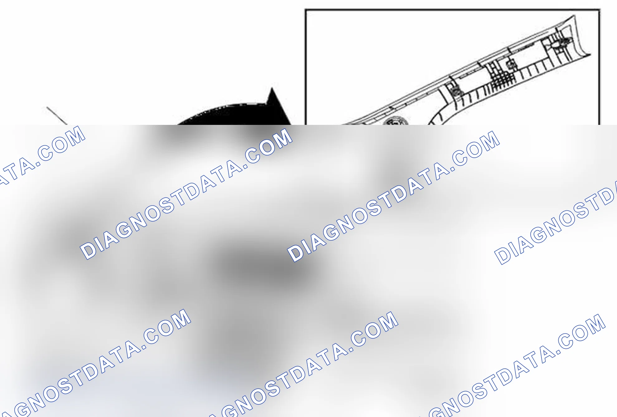 Scheme 36: Radio Windshield Side Garnish Molding Speaker Replacement (Encore)