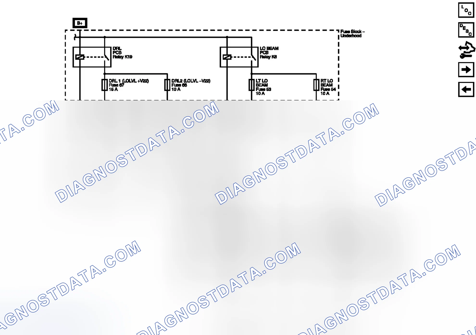 Scheme 2: Low Beam and Daytime Running Lights (DRL)