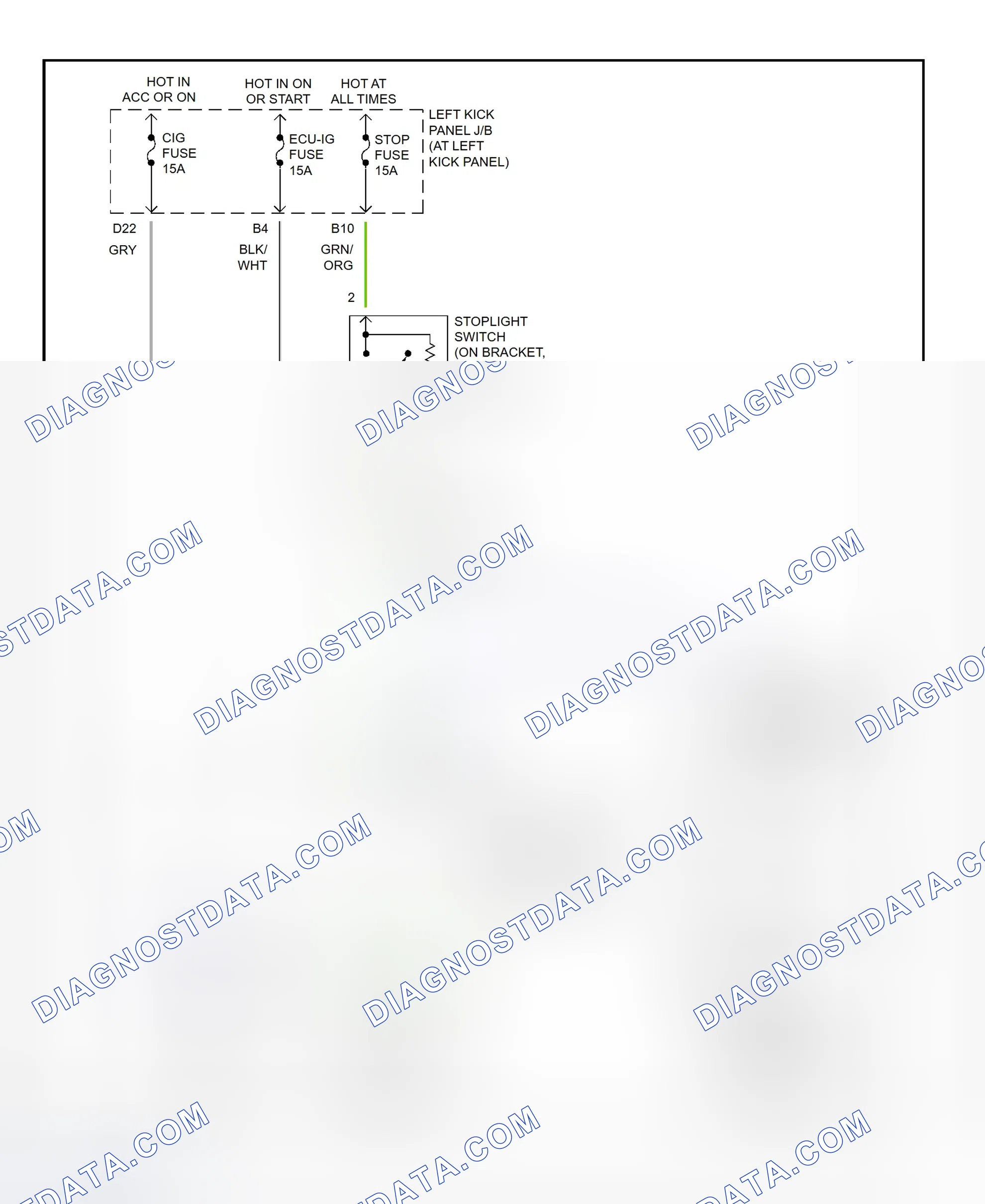 Scheme 369: Shift Interlock System Wiring Diagram (2002 - Toyota Land Cruiser)