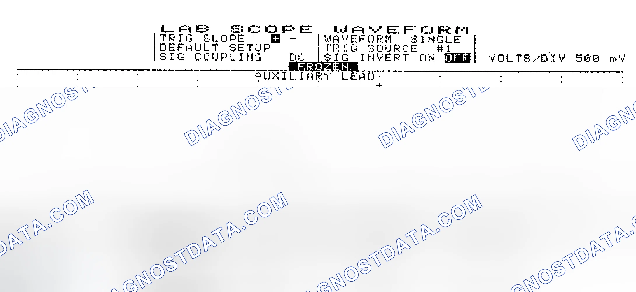 Scheme 10: Single Injector w/Excessive Current Flow - Current Pattern