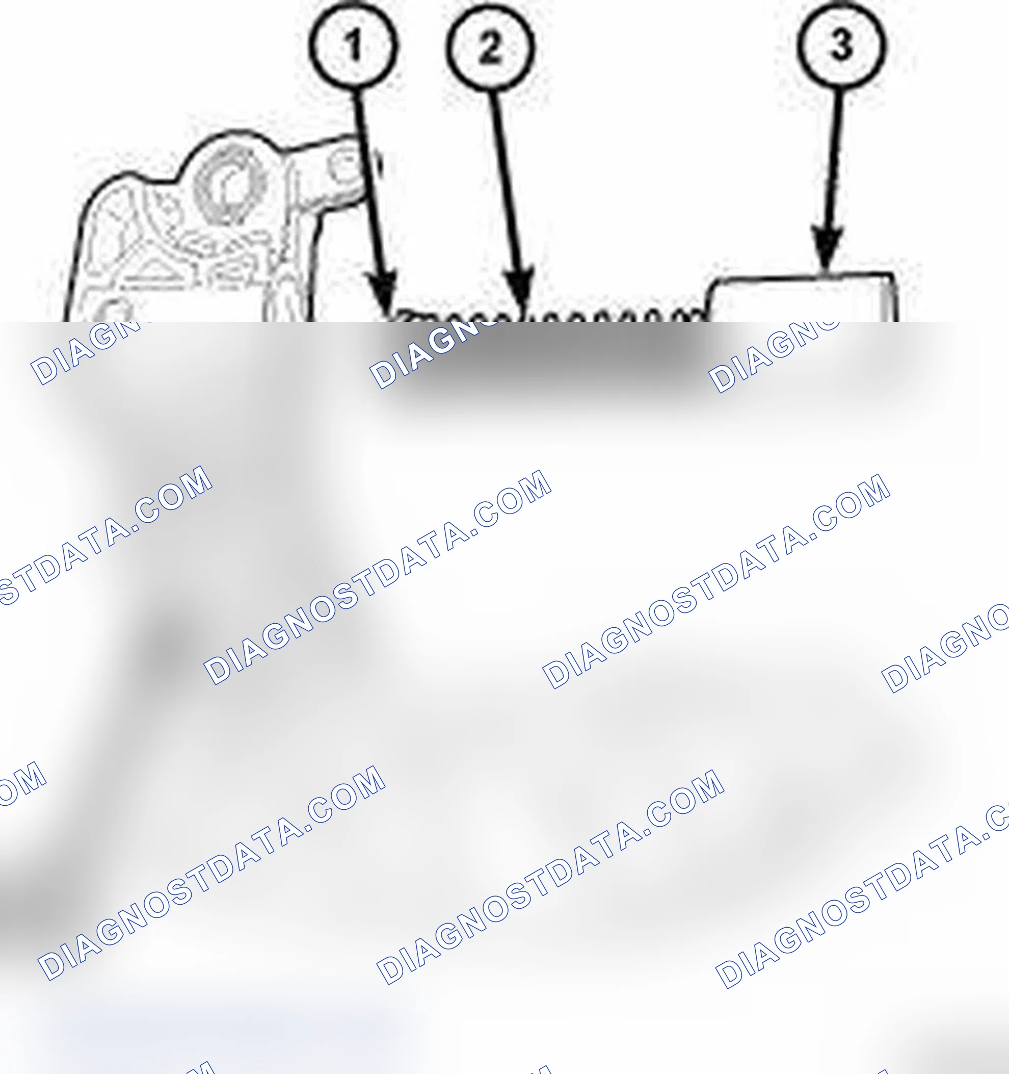 Scheme 405: STANDARD PROCEDURE - RESETTING TENSIONER