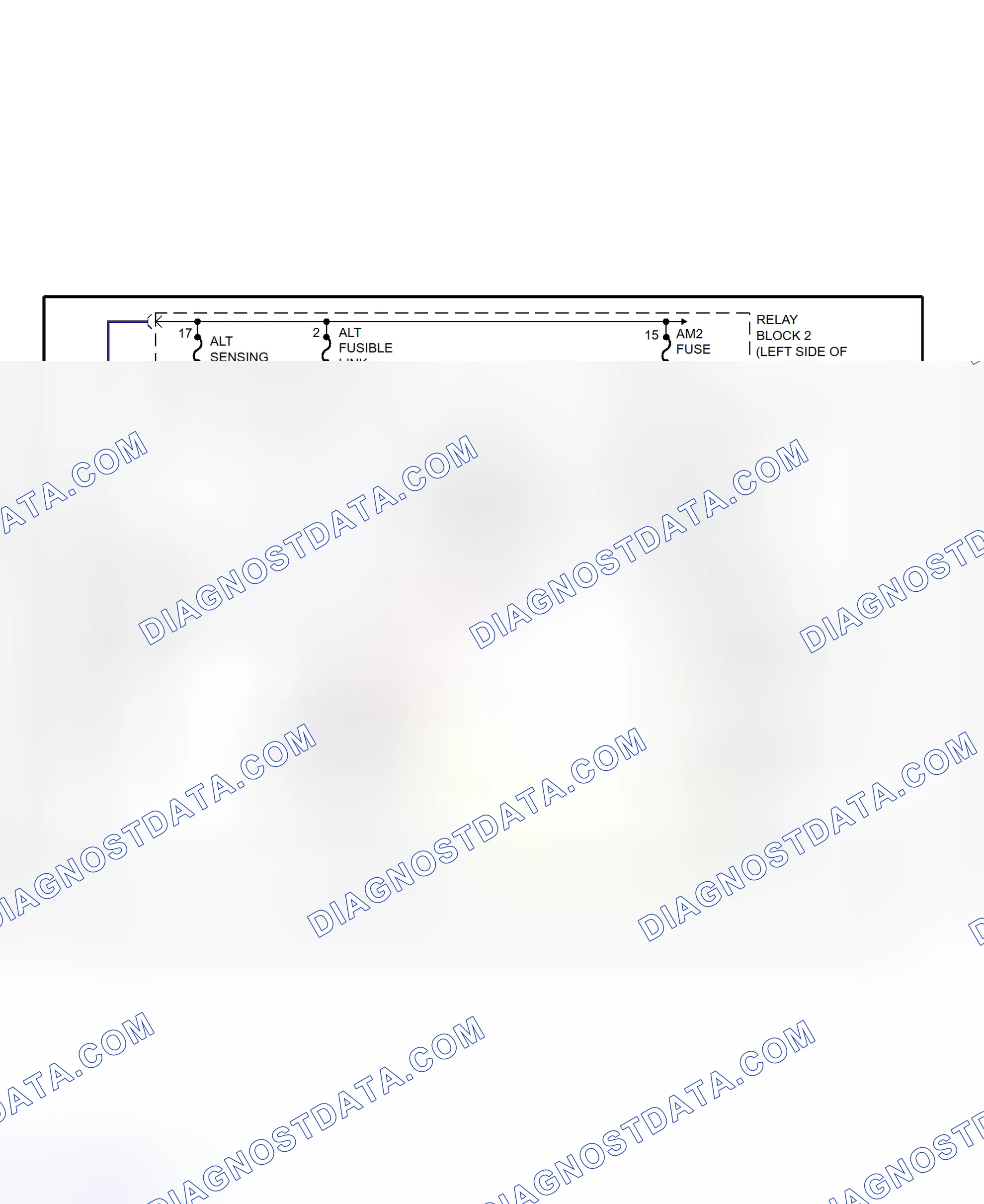 Scheme 2: Charging System Wiring Diagram (GS300)